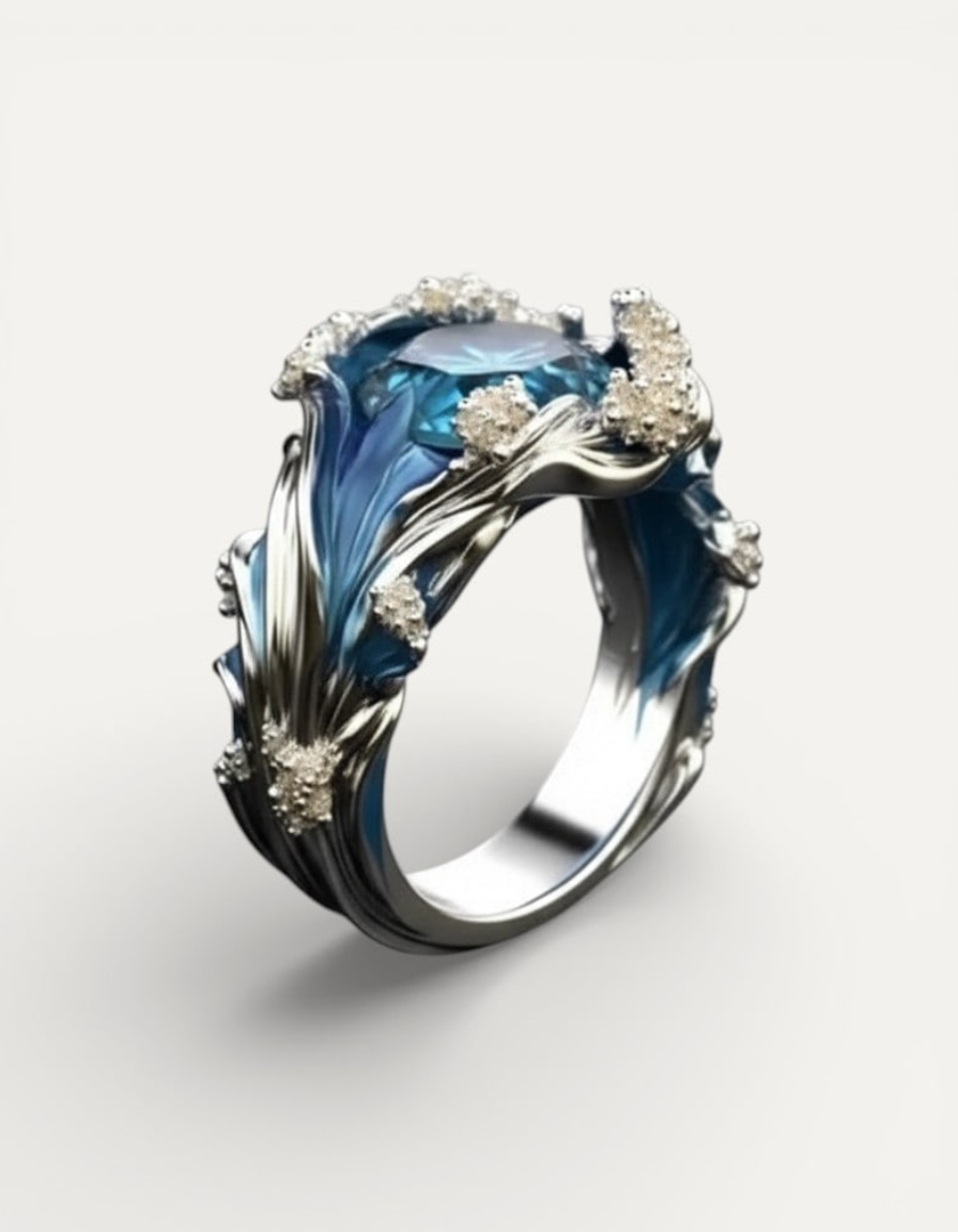 Resin Diamond Ring