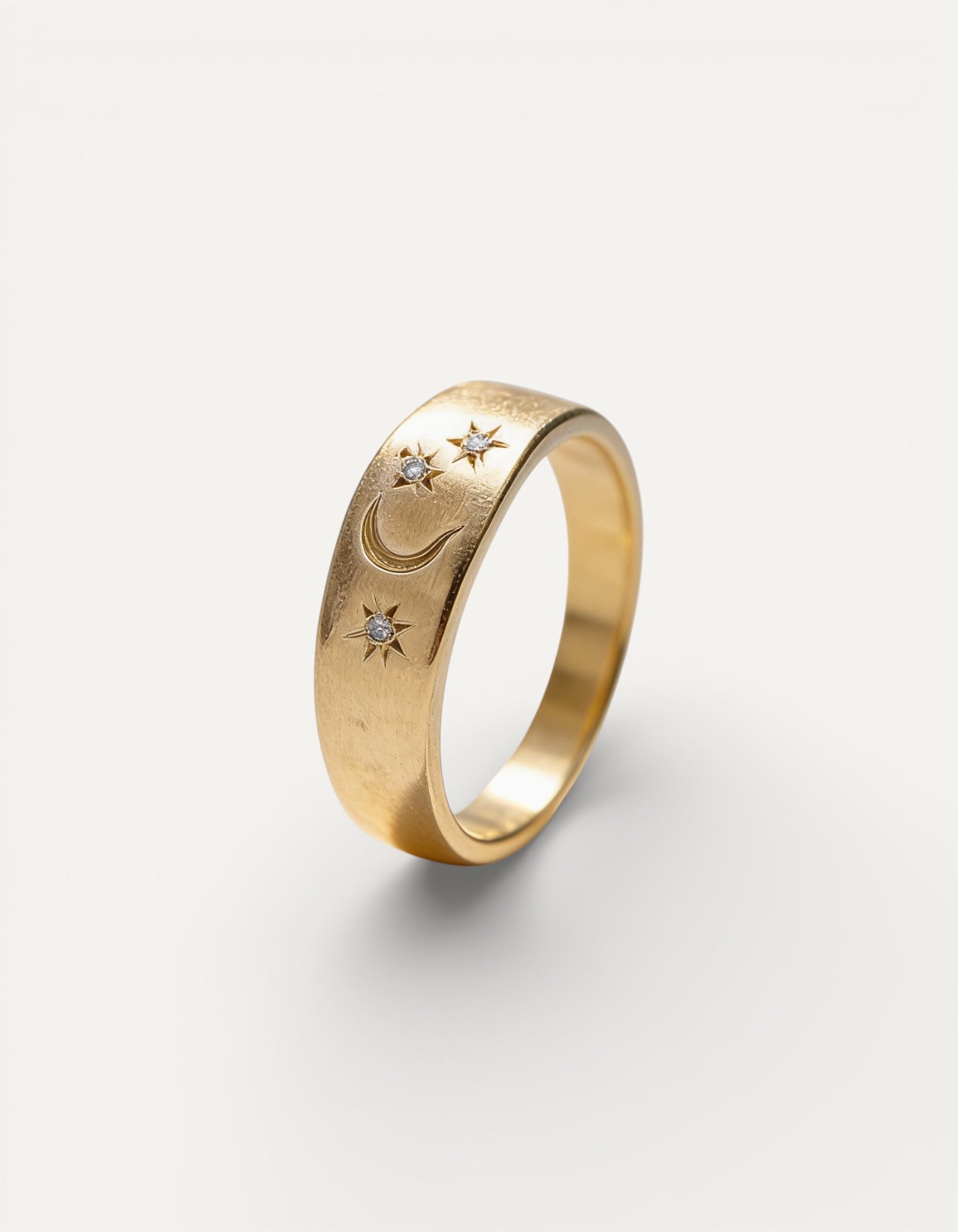 Vintage Sterling Silver and Gold Ring