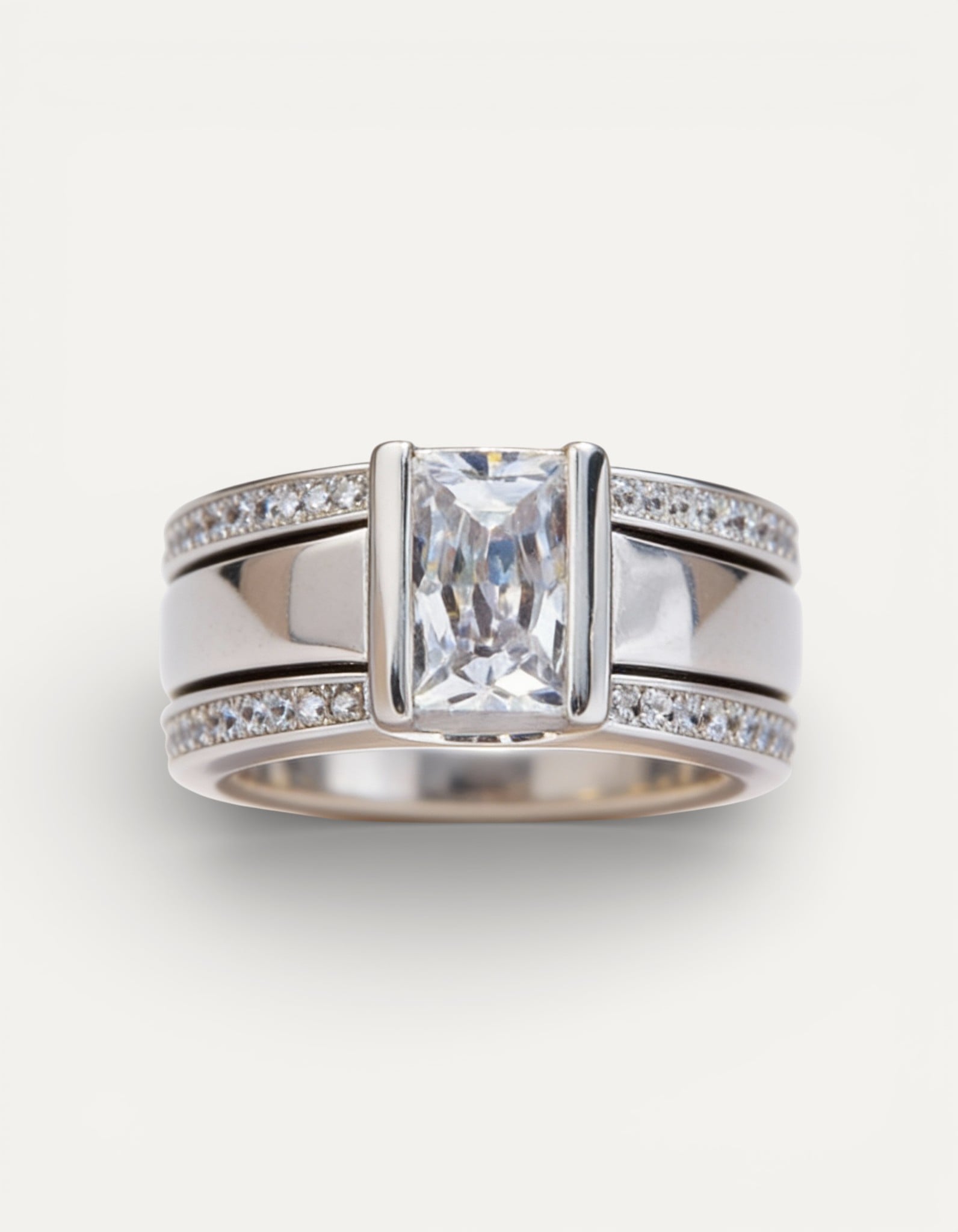 Vintage Glass Inlay Ring