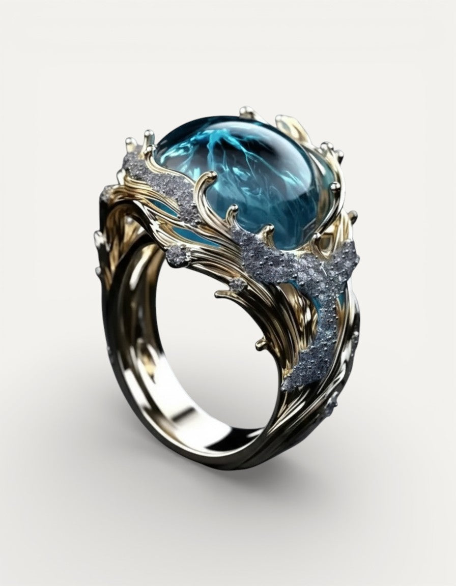 Resin Diamond Ring