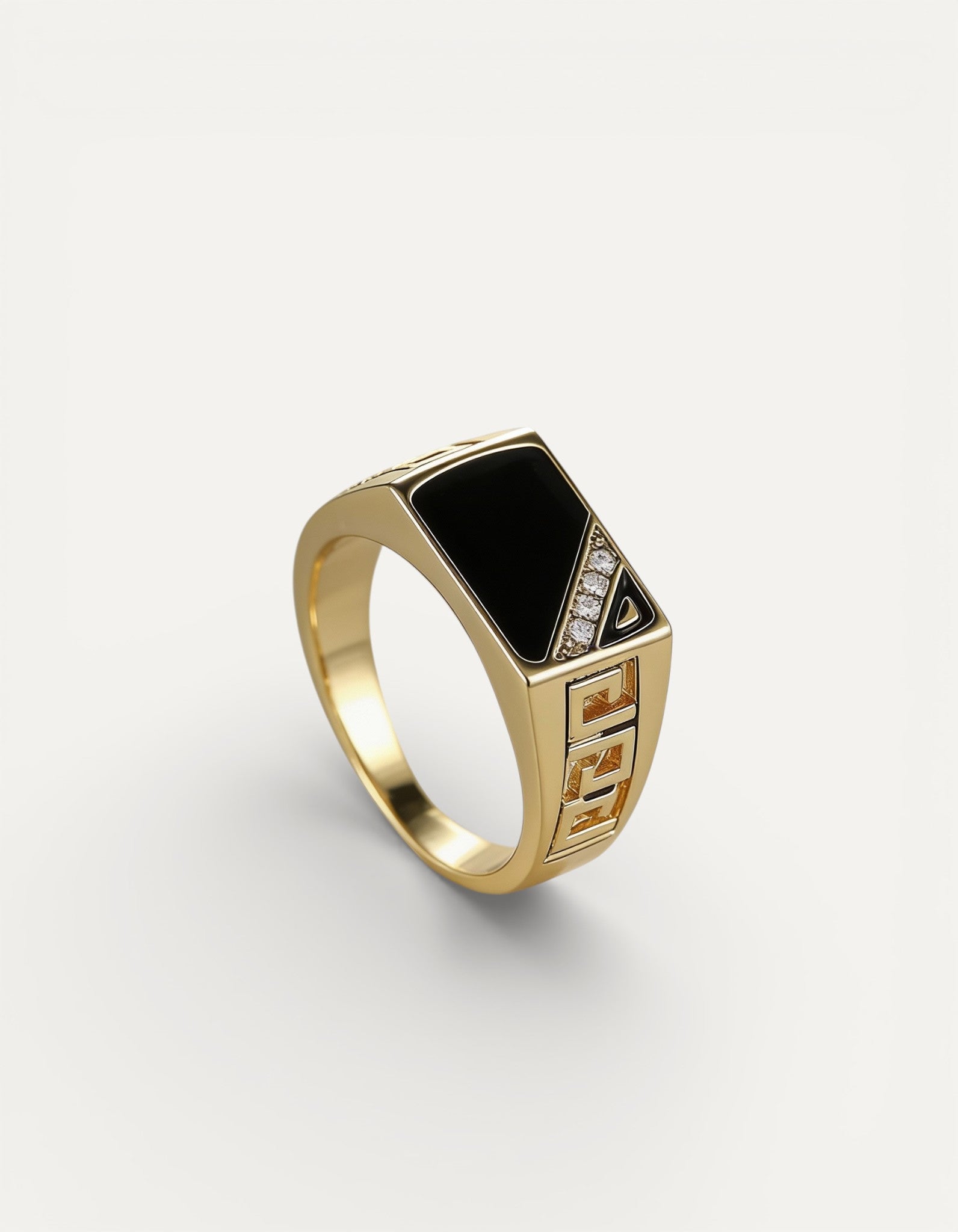 Old Money Gold Crystal Ring