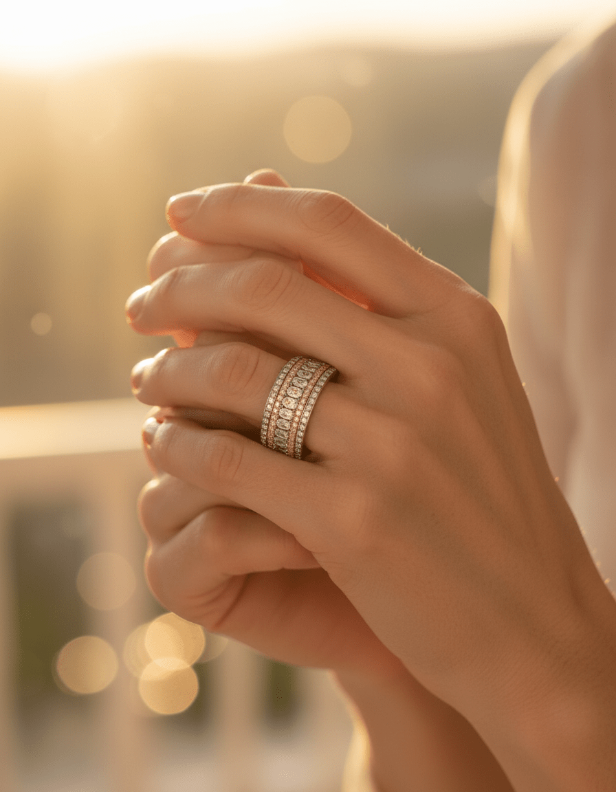 Simple Stone Ring for Women