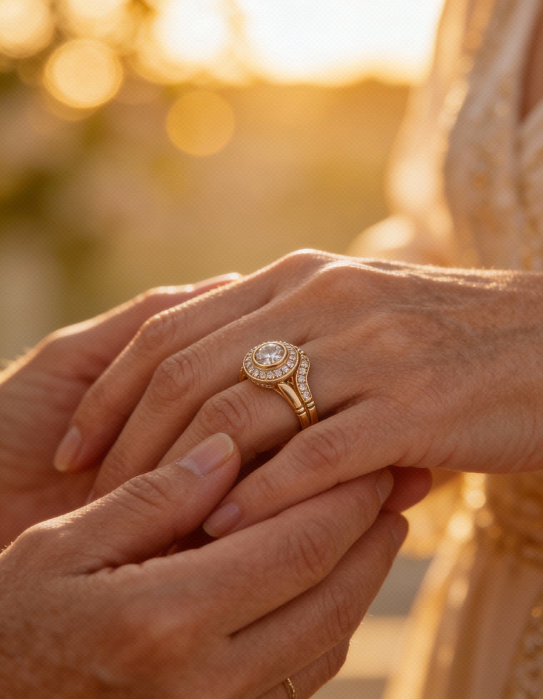 Gold Micro-Inlay Ring
