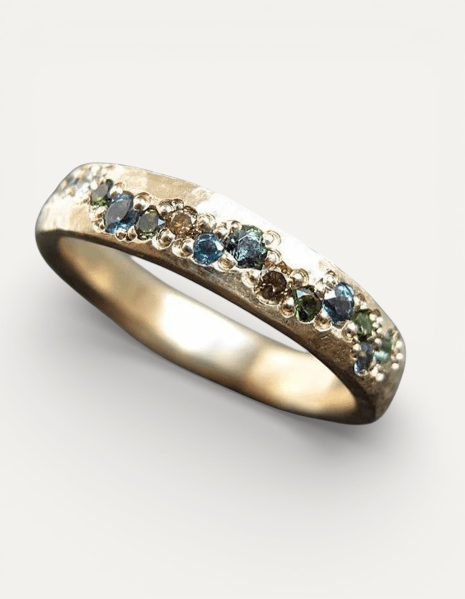 Vintage Gold Colourful Ring