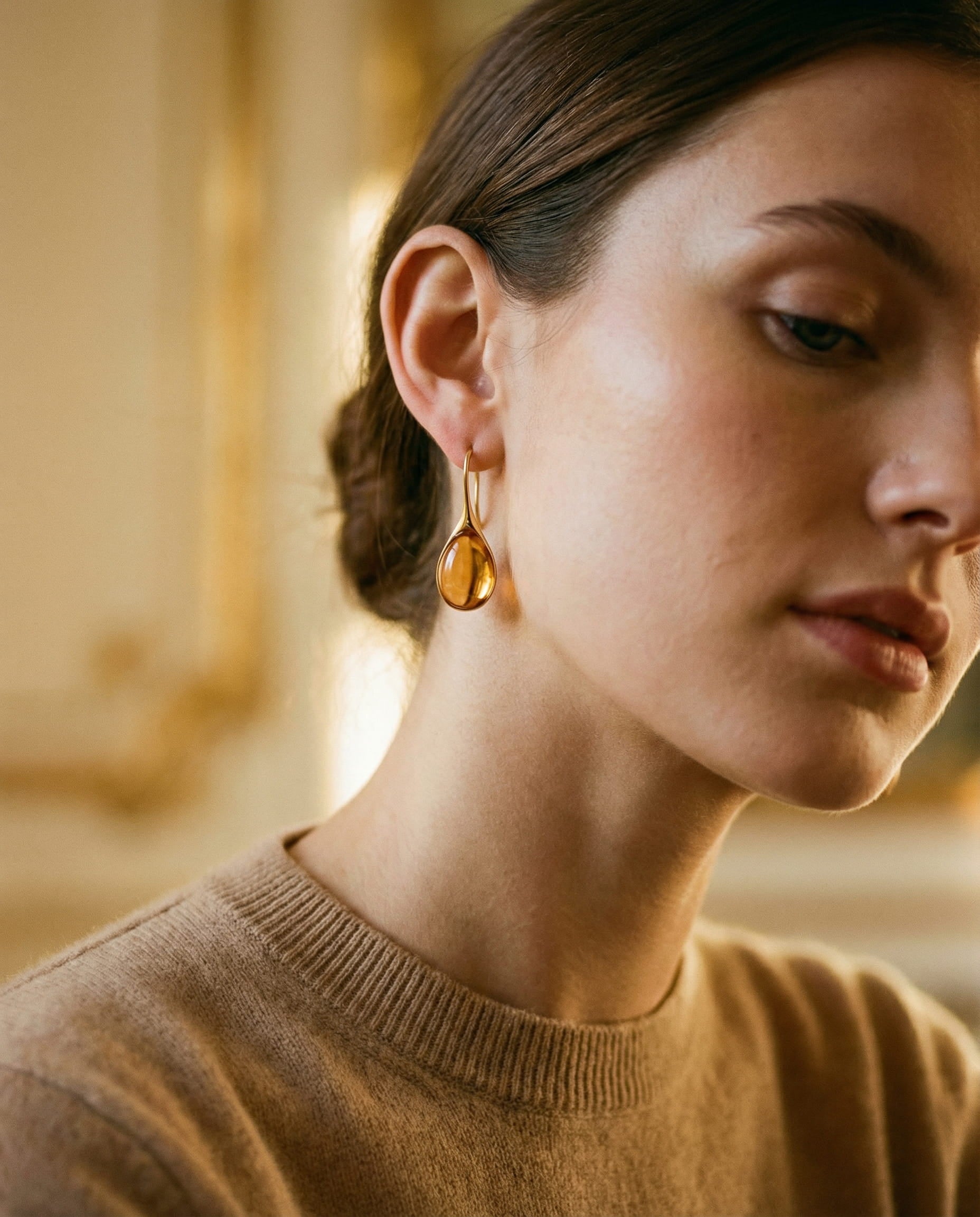 Inlaid Opal Earrings