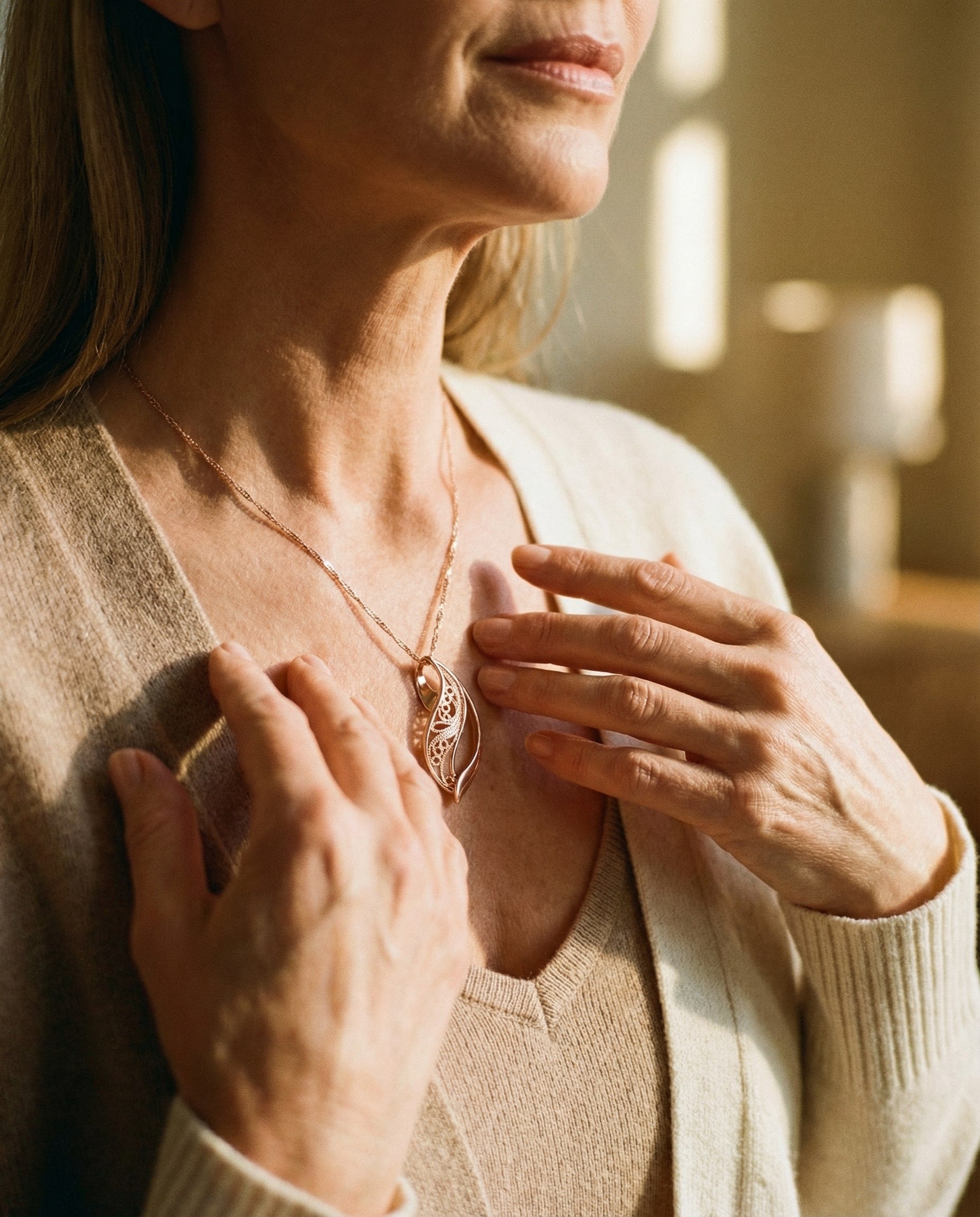 Elegant Harmonious Gold Necklace