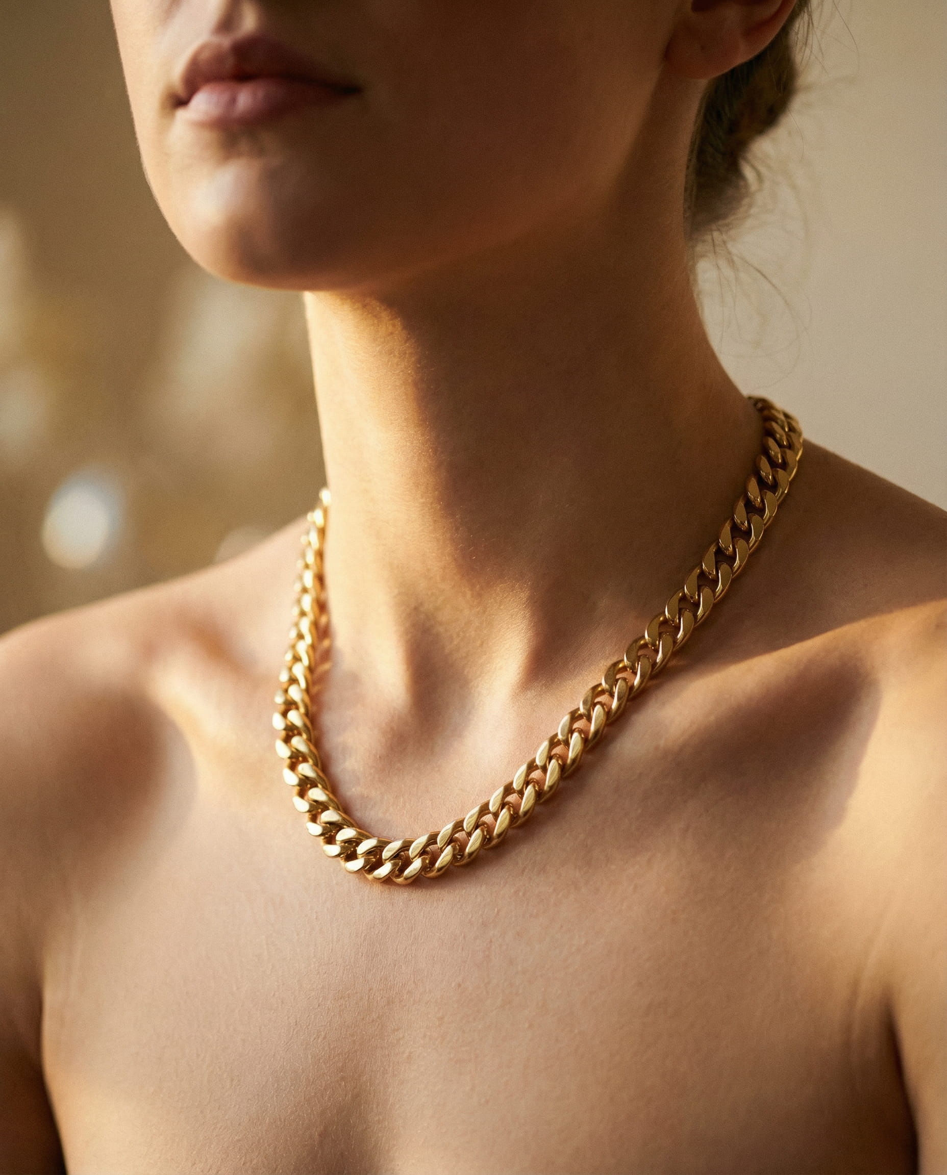 Chunky Link Gold Cuban Necklace
