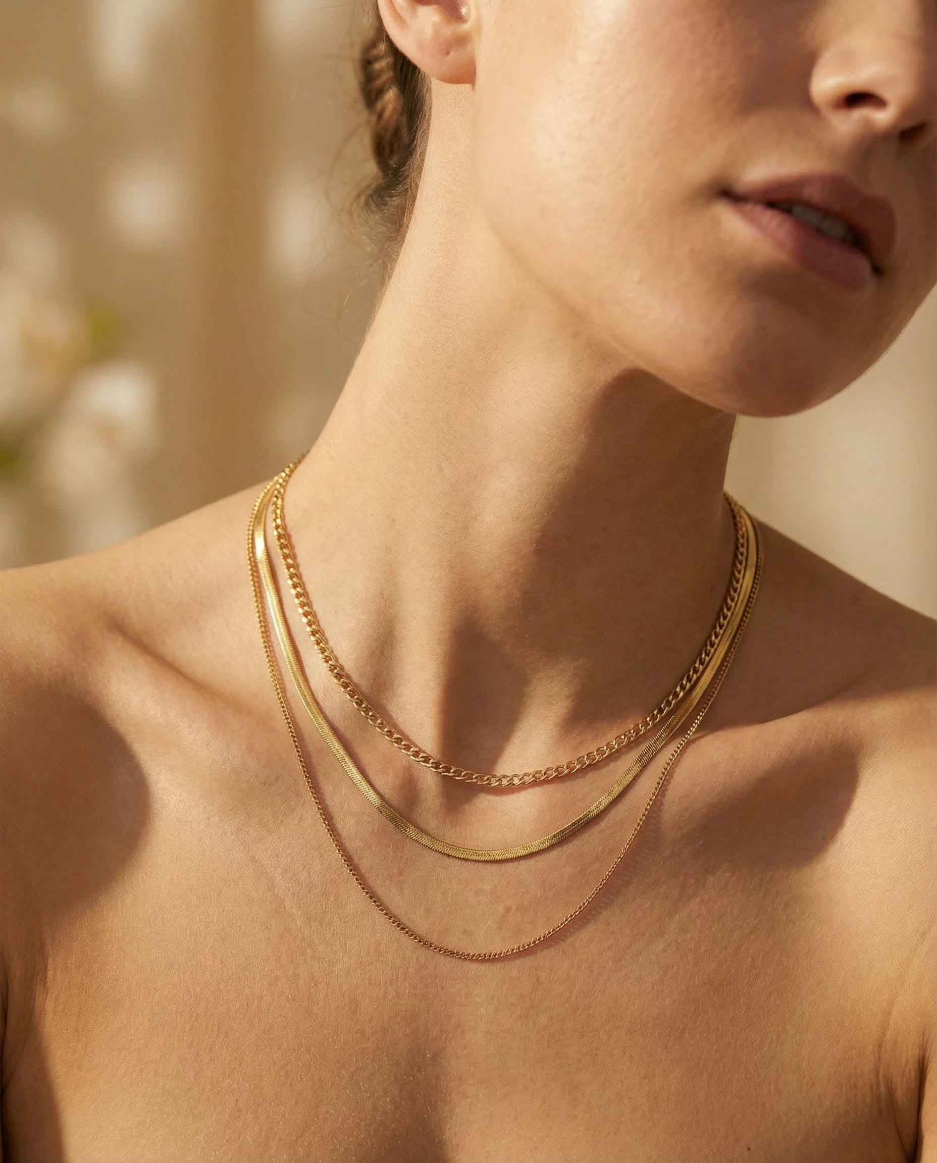 Vienna Layered Chain Necklace