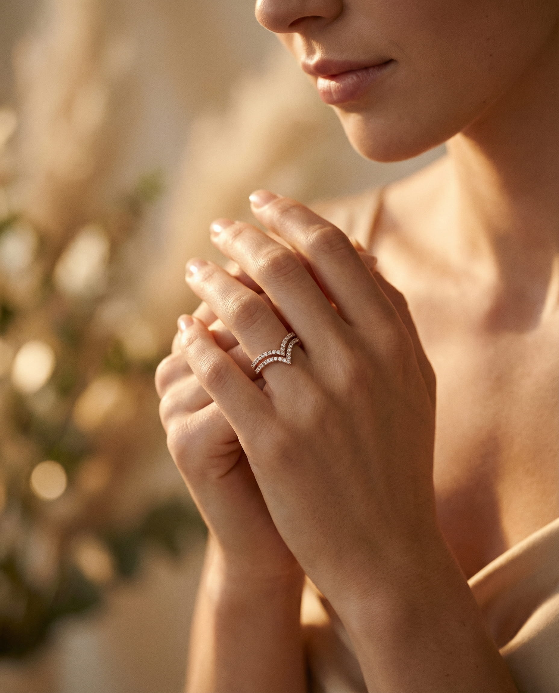 Elegant Sparkling Ring