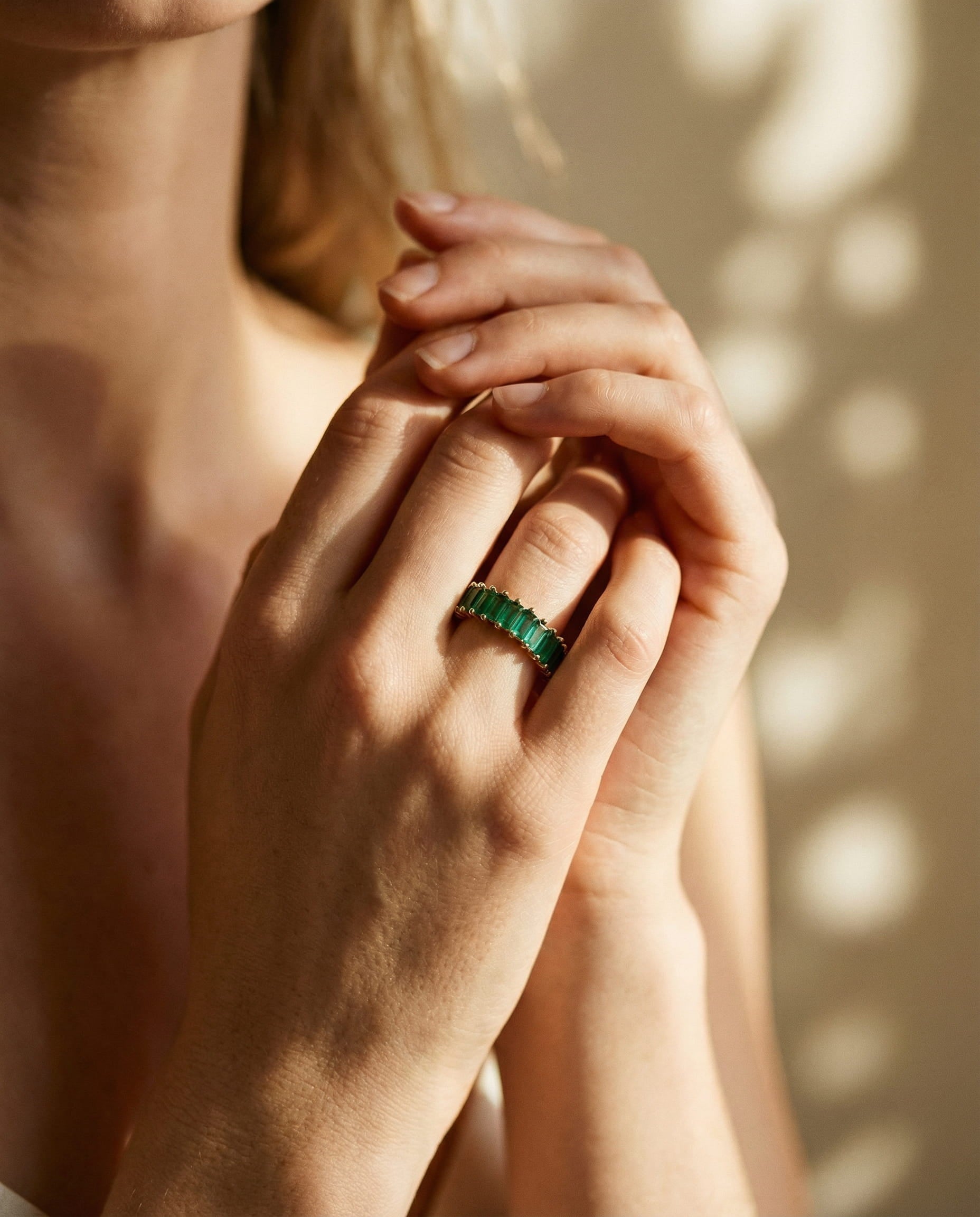 Gold Emerald Ring