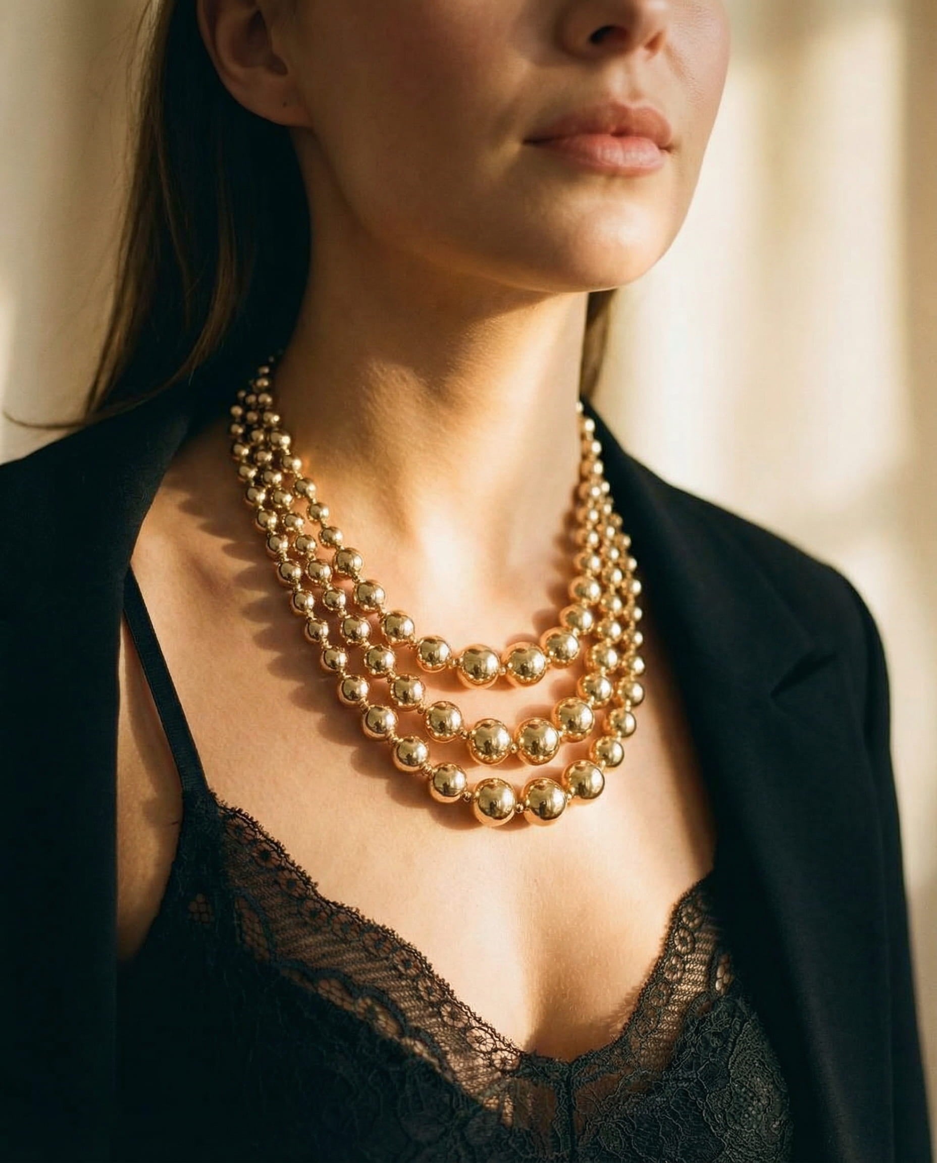 Bold Layered Gold Necklace