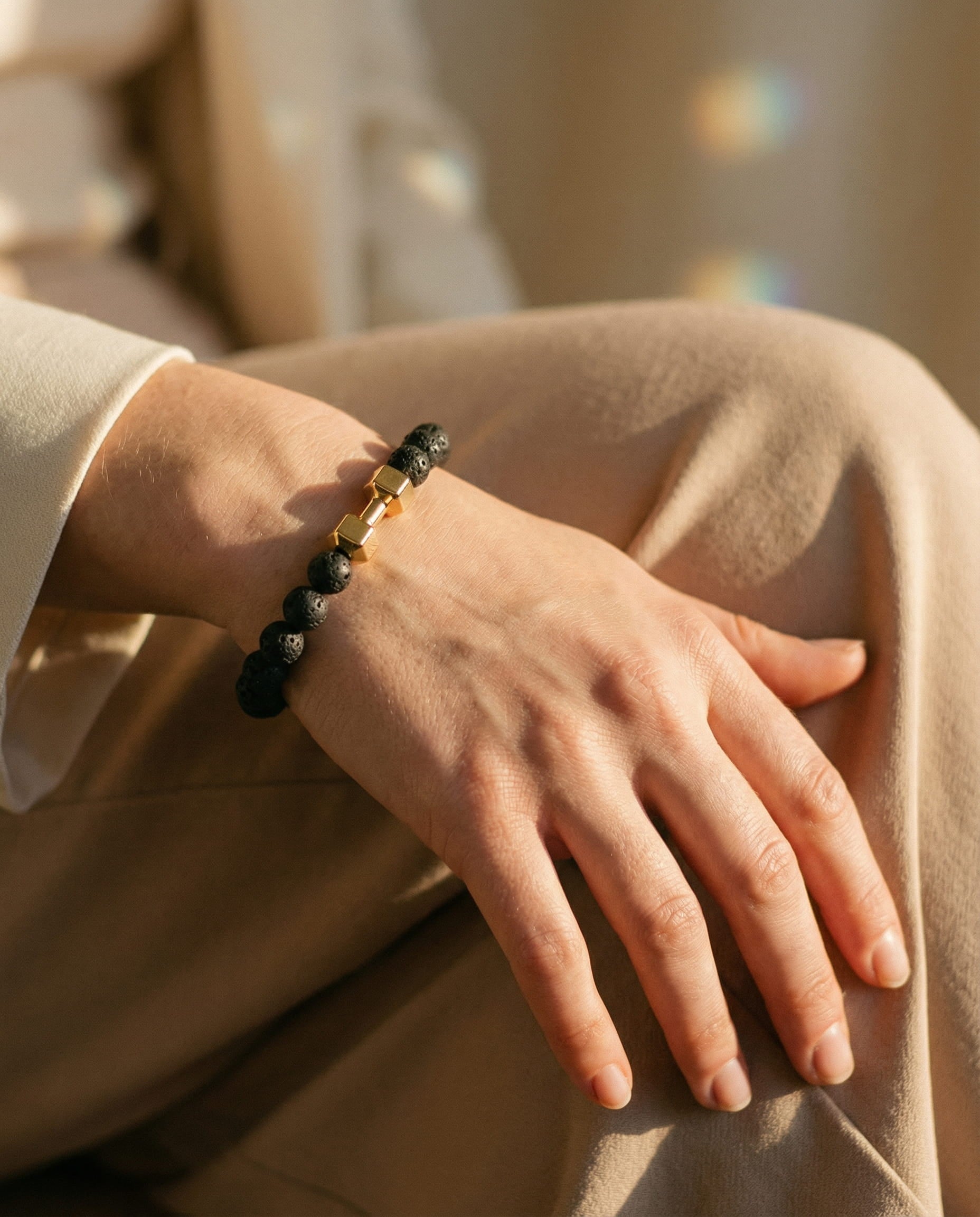 Lava Stone Aromatherapy Bracelet