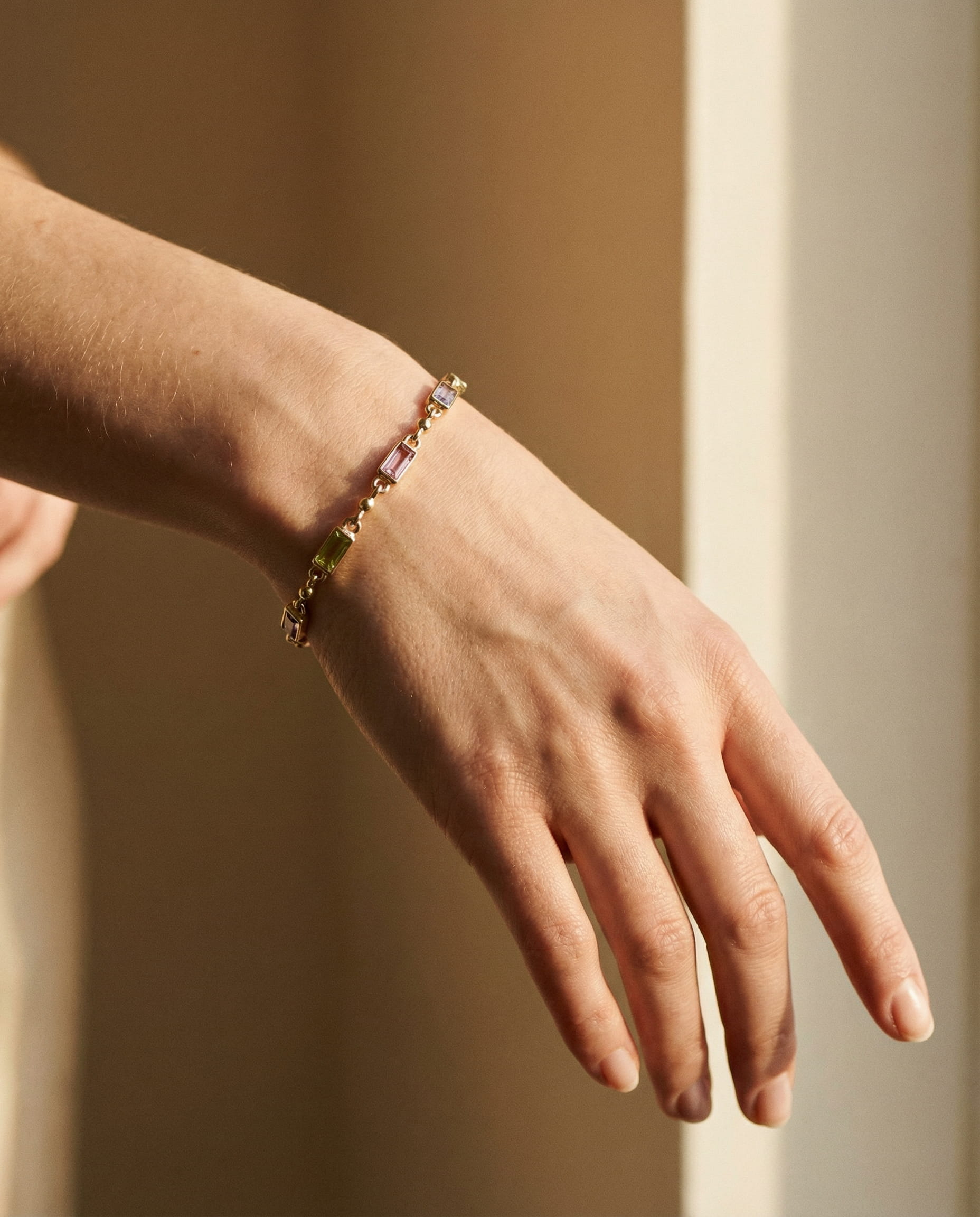 Isabella Multicoloured Stone Bracelet