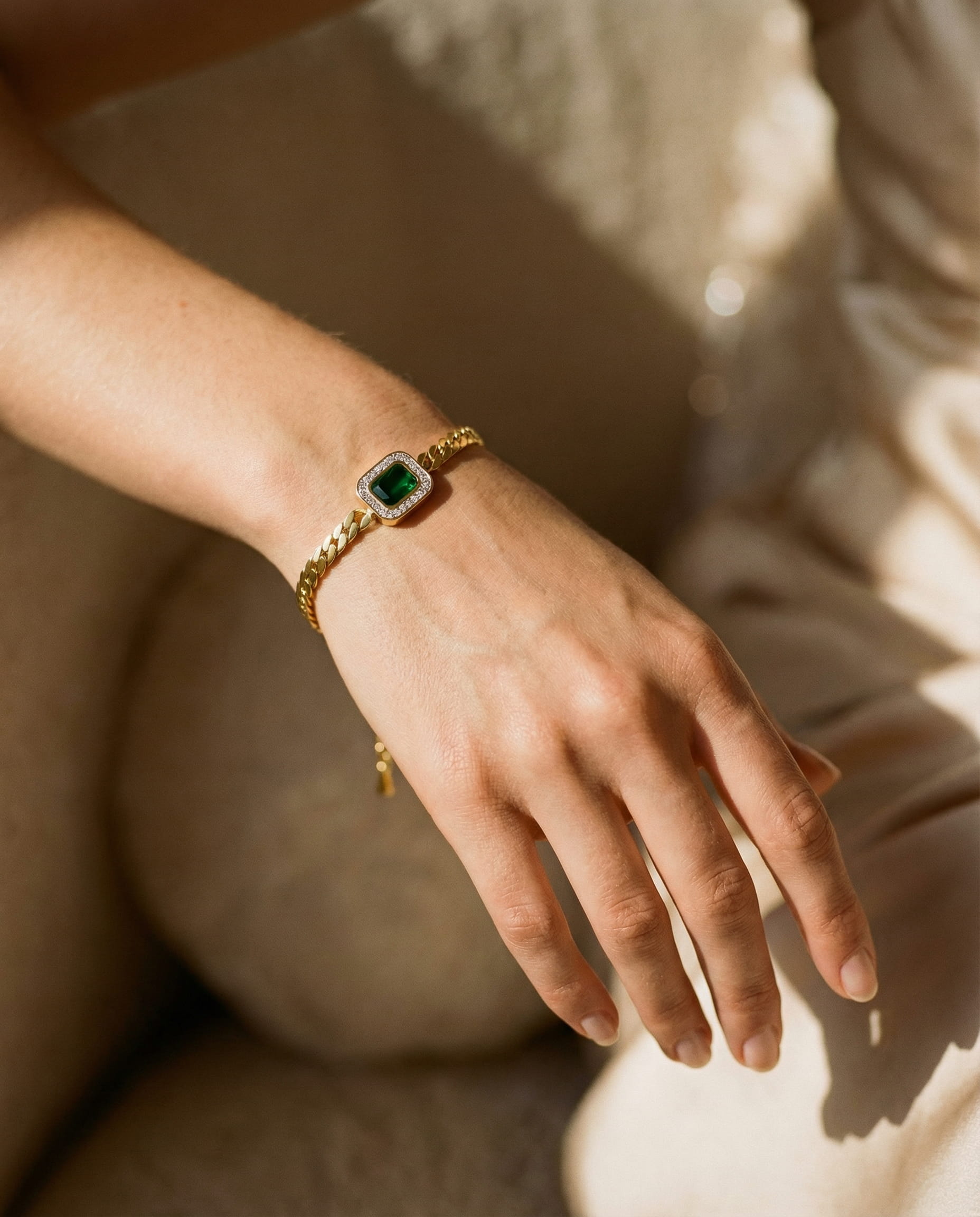 Joana Verdant Emerald Bracelet