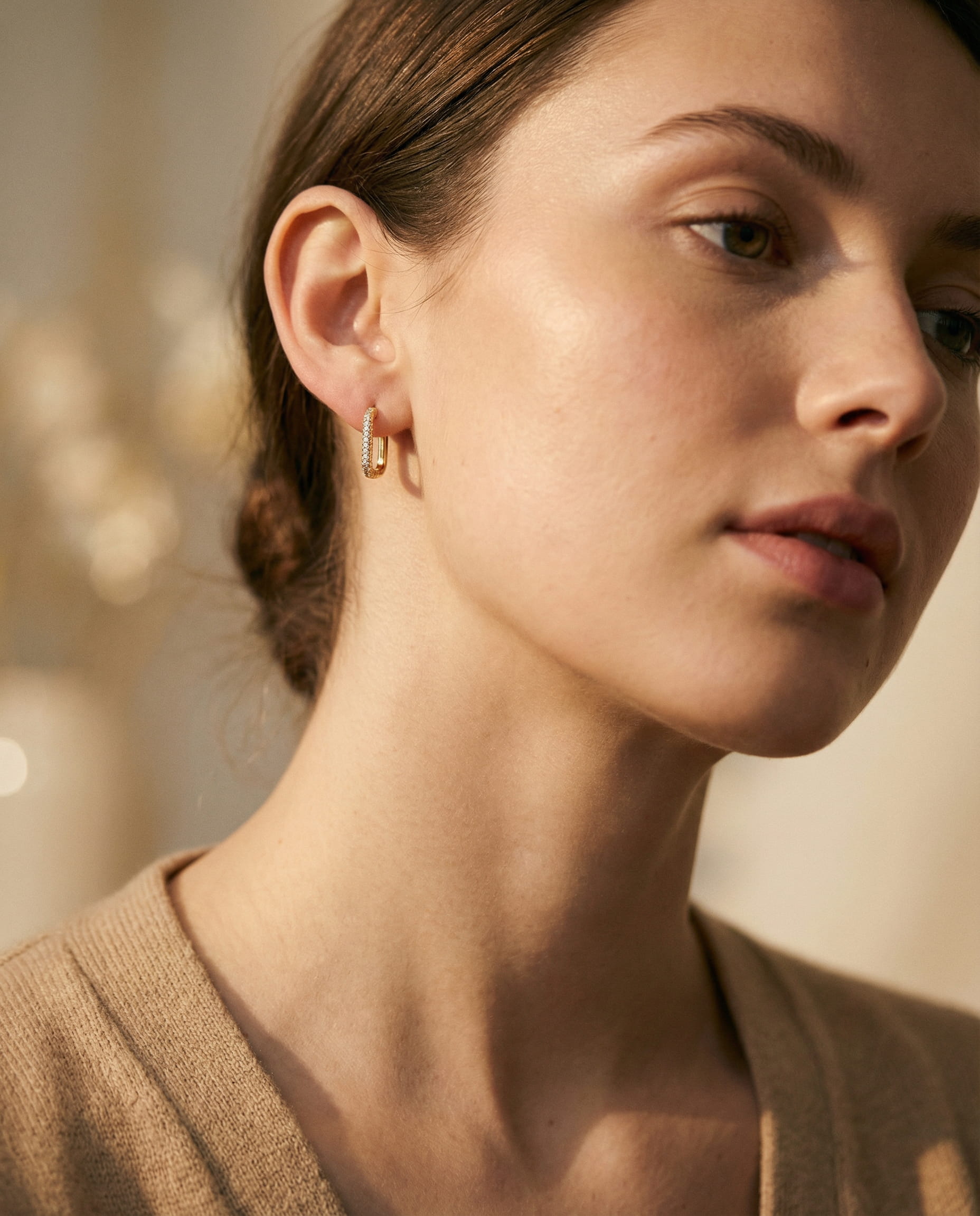 Valerie Square and Circular Earrings
