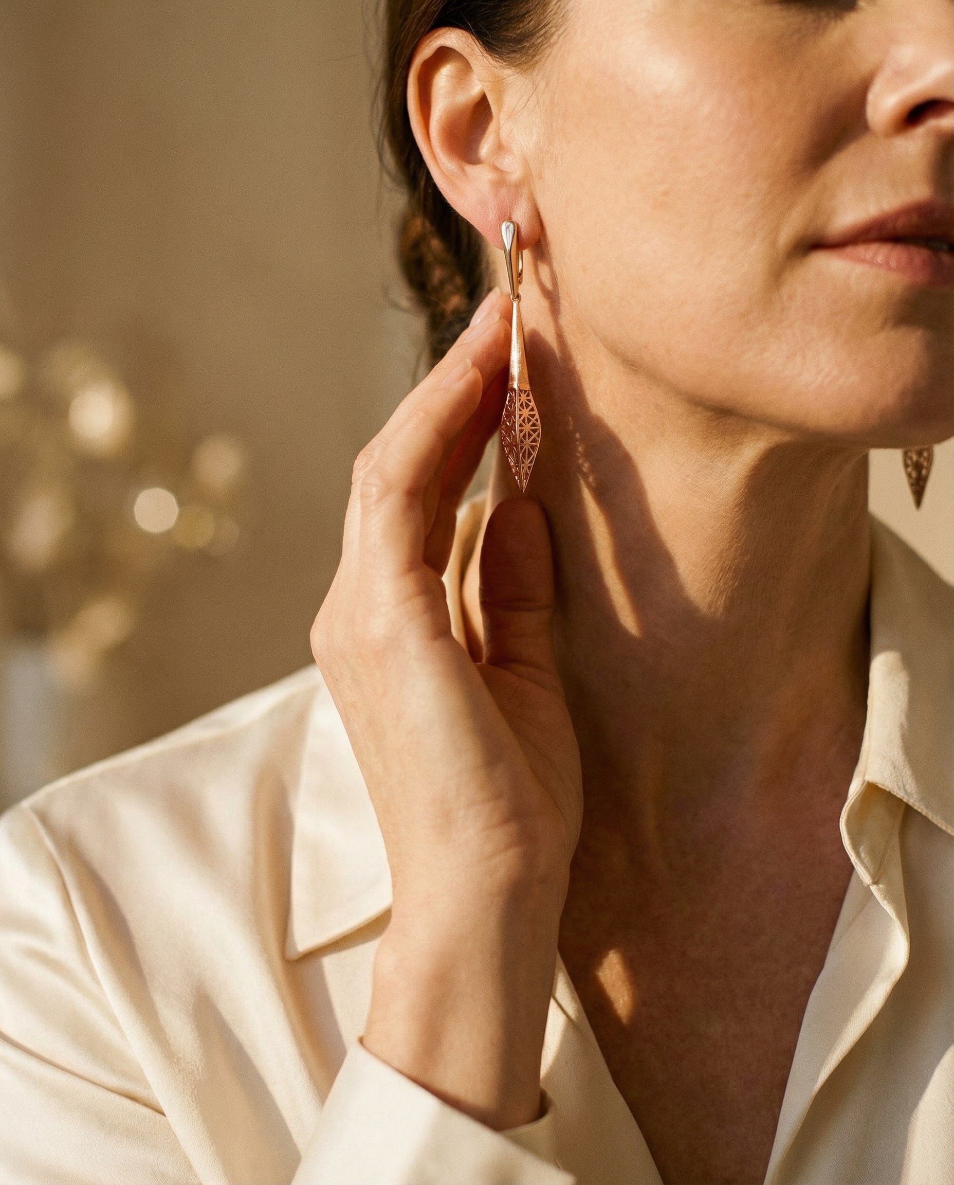 Elegant Gold Drop Earrings