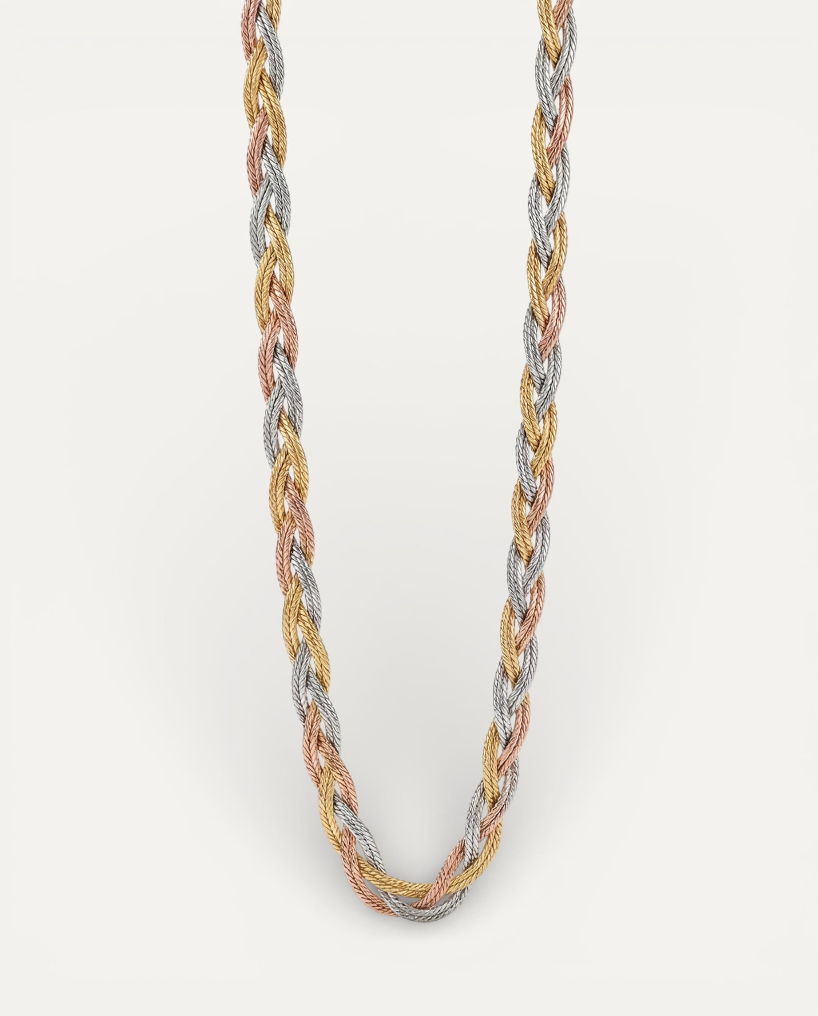 Elegant Gold and Silver Necklace