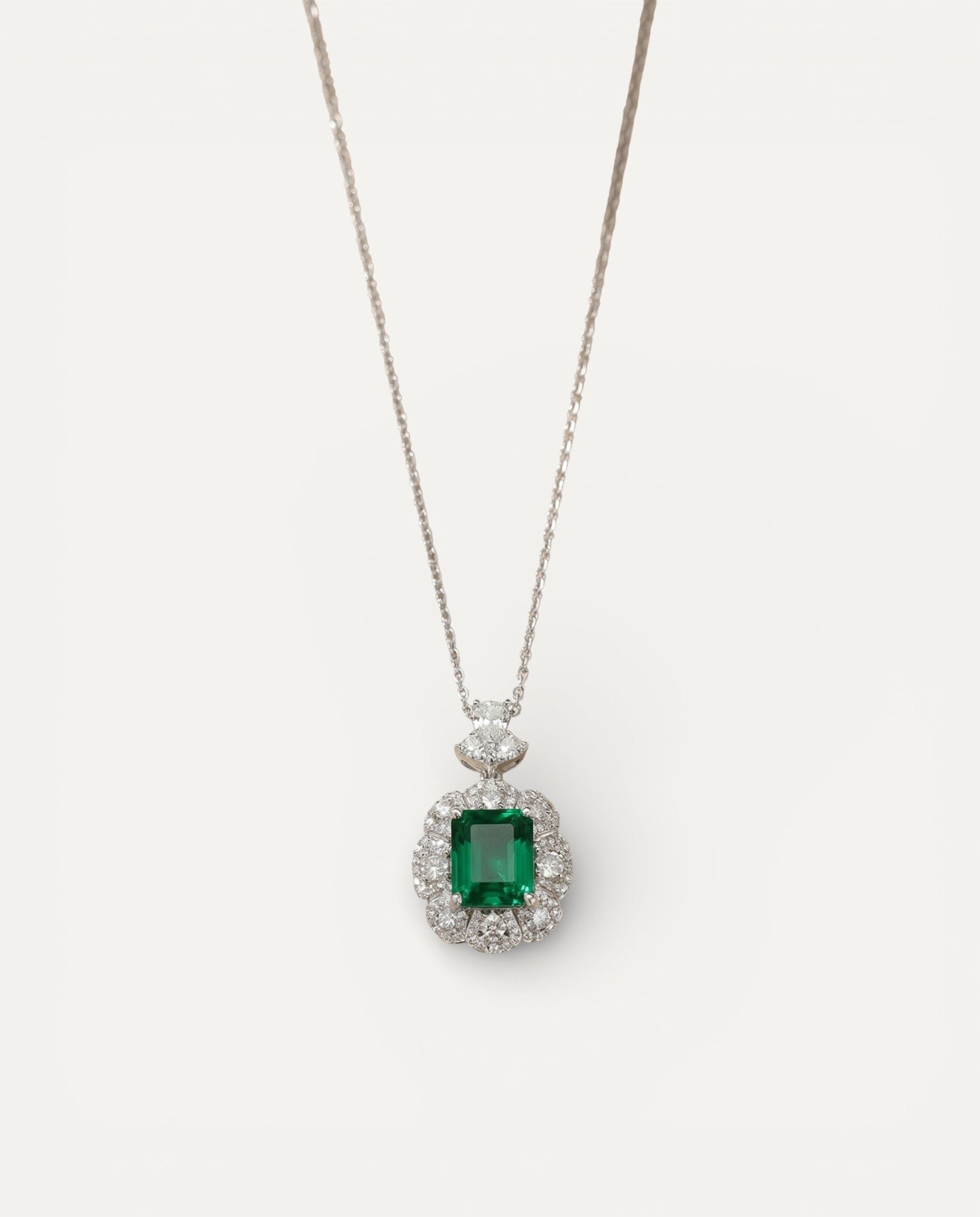 Giselle Emerald Stone Necklace