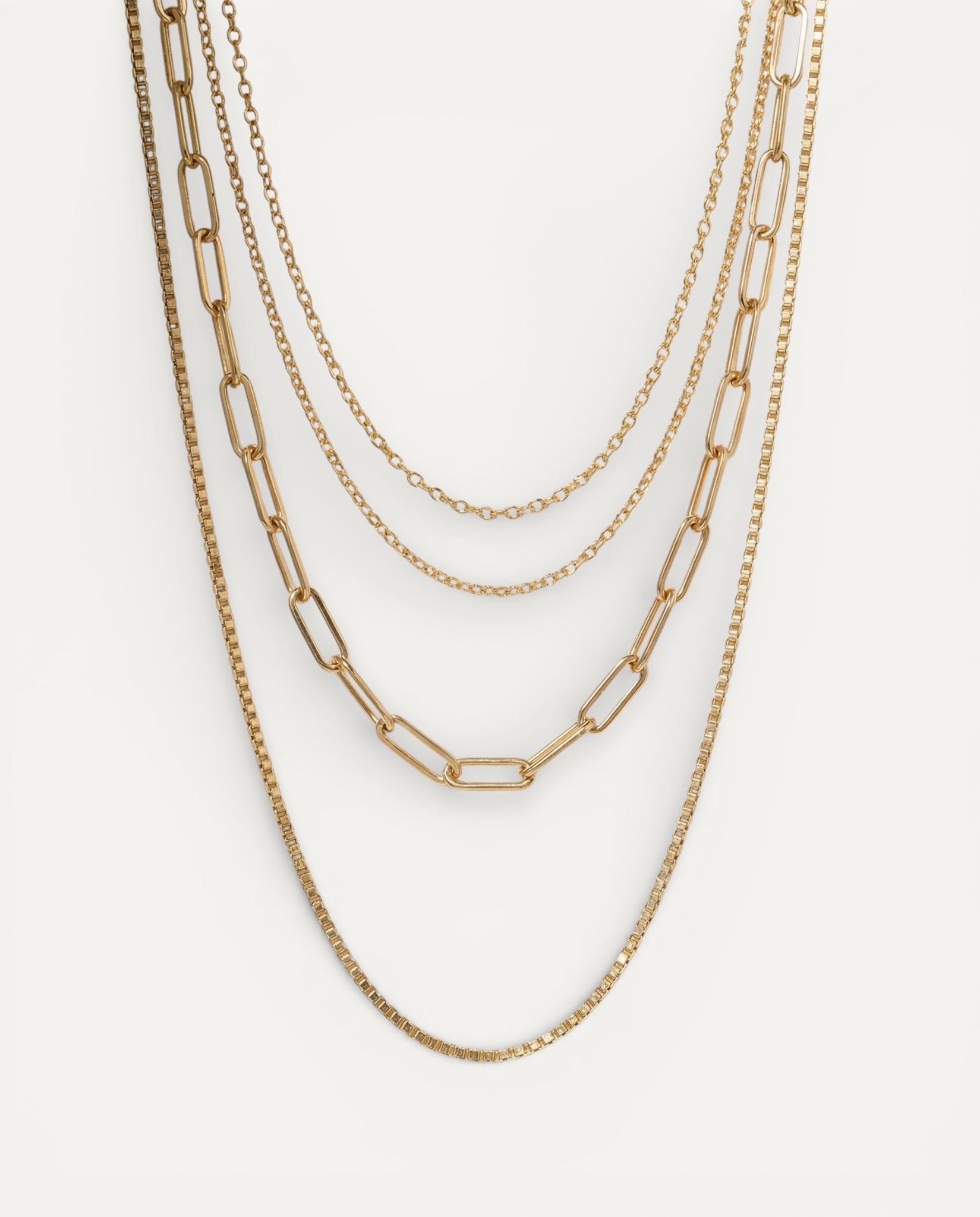 Three-Layer Stainless Steel Necklace