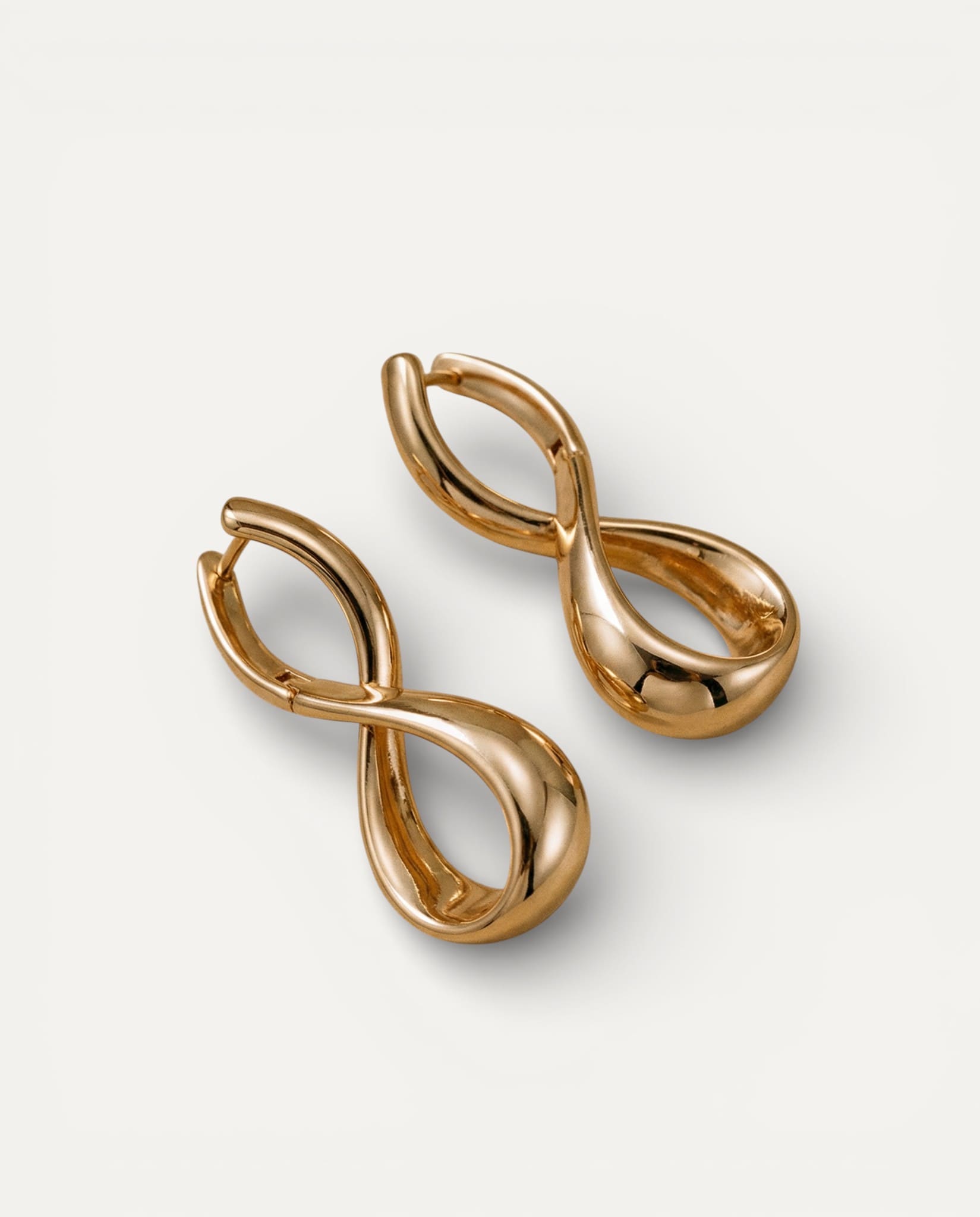 Gold Wave Earrings