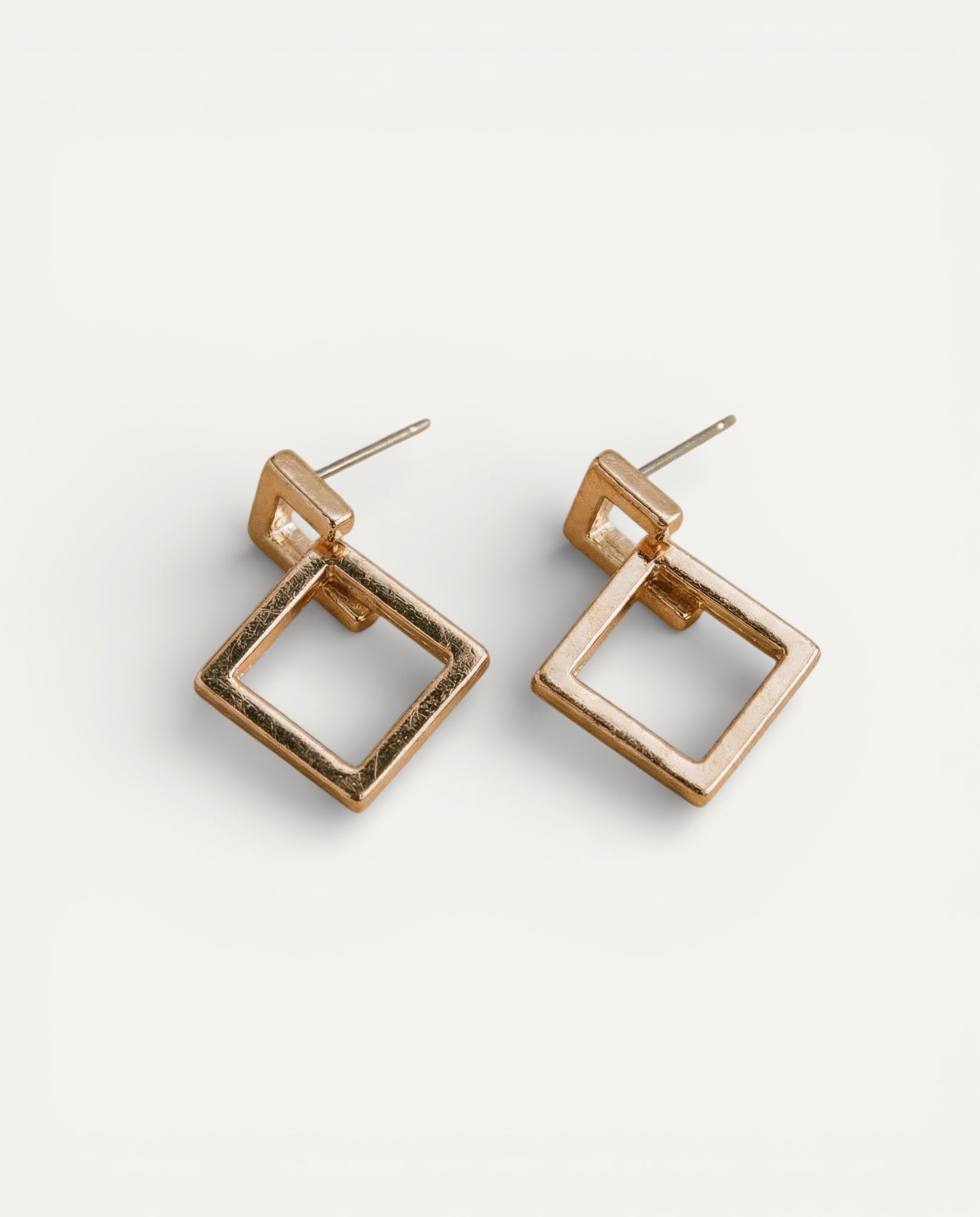 Gold-Plated Multi-Layer Earrings
