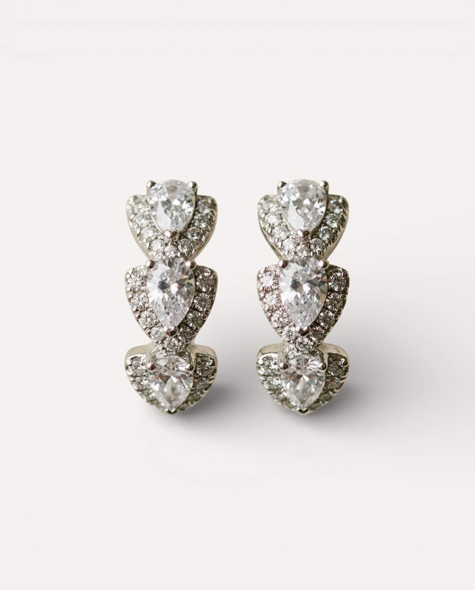 Sparkling Crystal Hoop Earrings