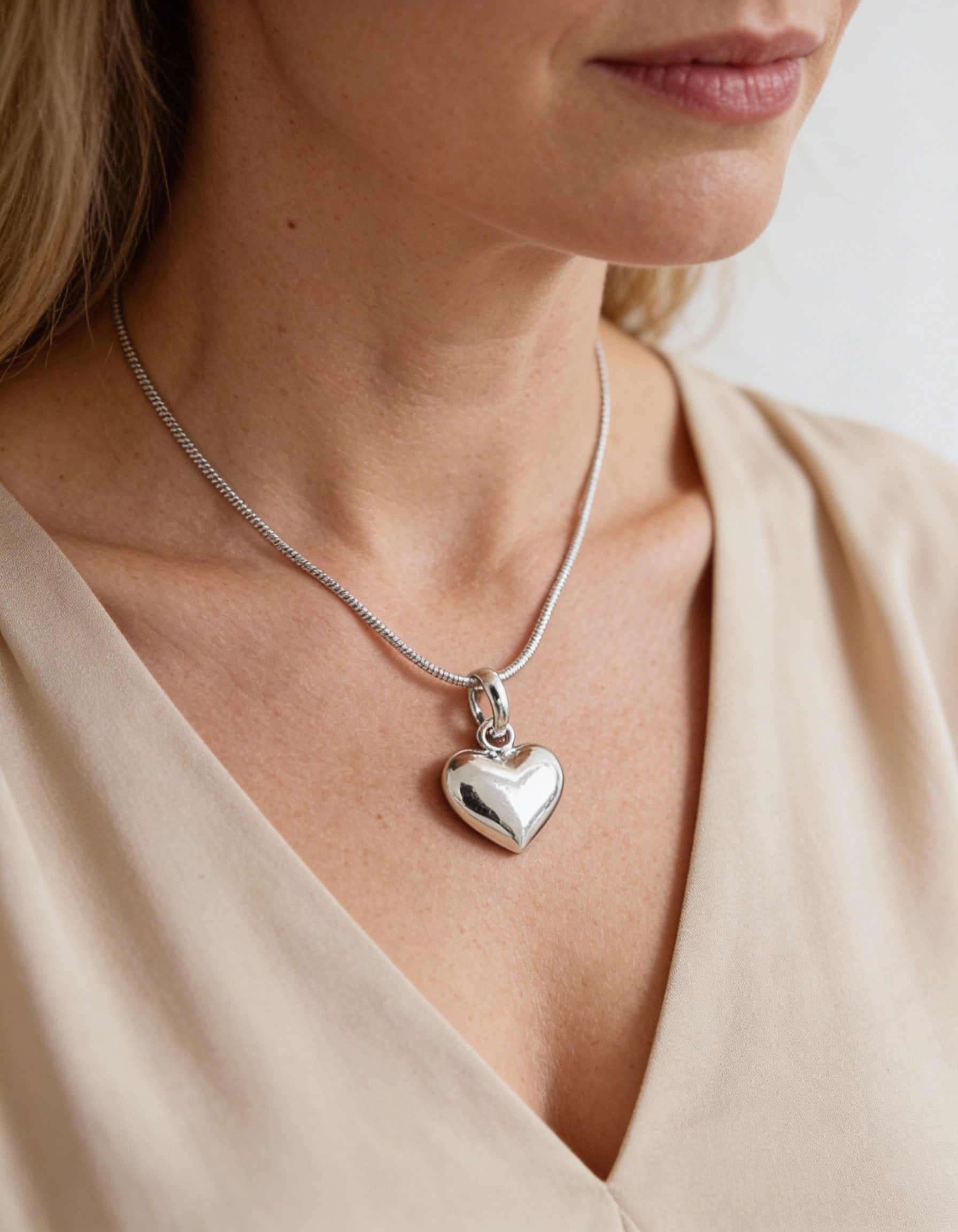 Silver Heart Necklace