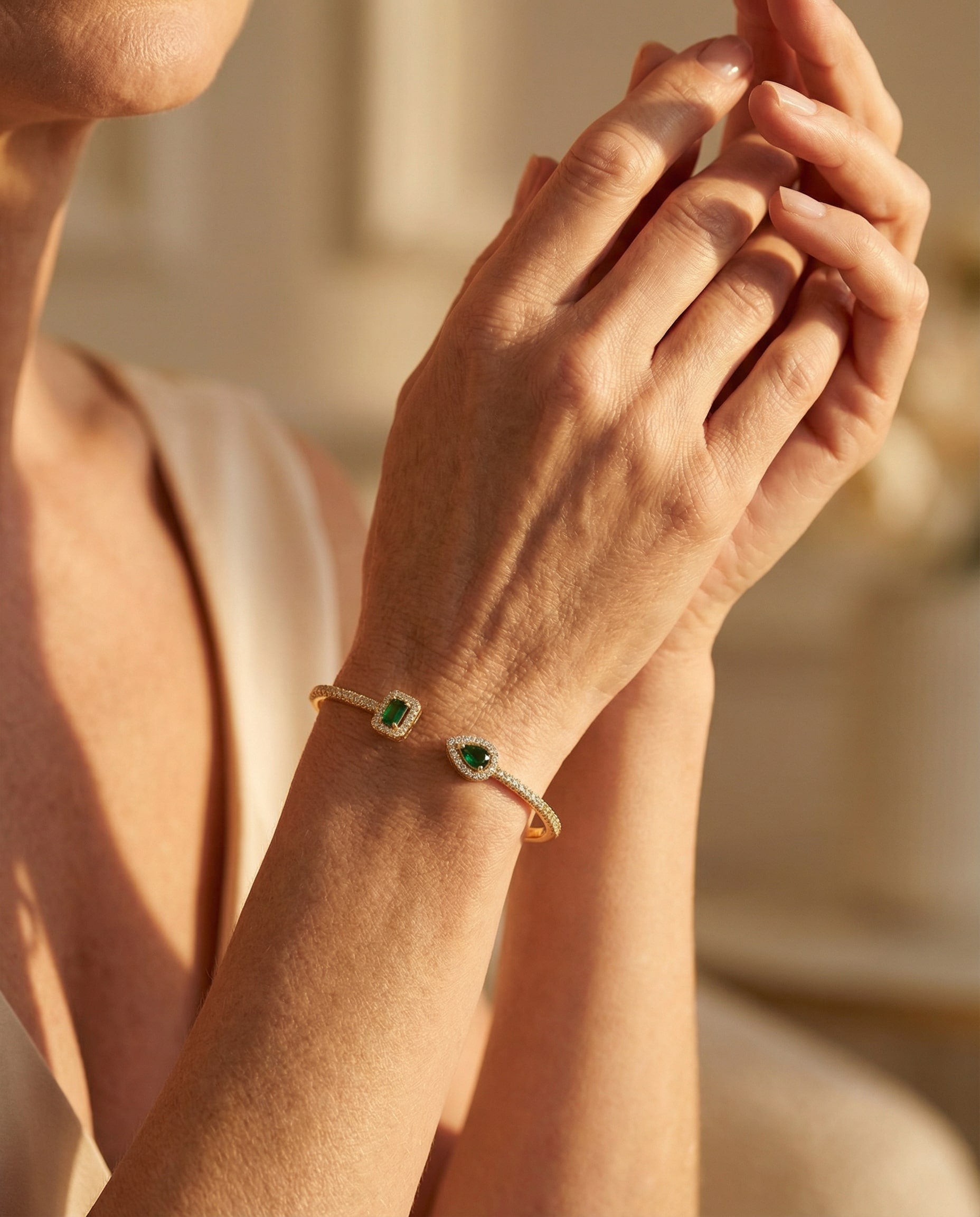 Claudia Emerald Bracelet