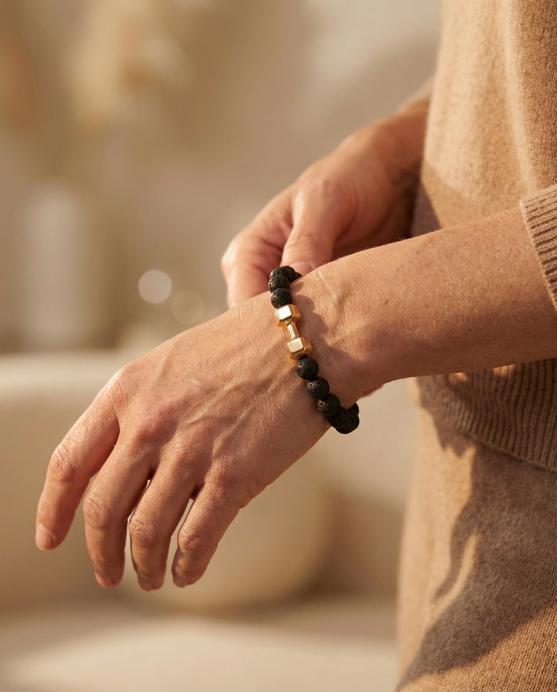 Lava Stone Aromatherapy Bracelet