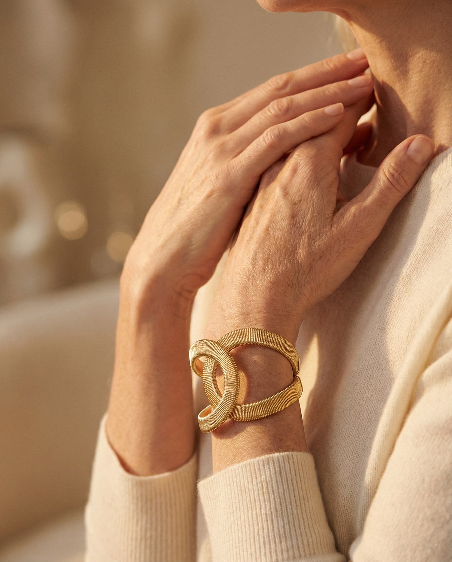 Elegant Double Gold Bracelet