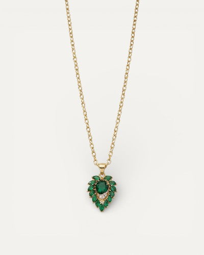 Matilda Emerald Heart Necklace