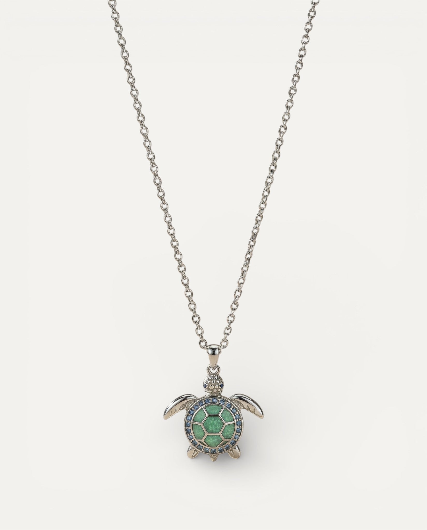 Turtle and Turquoise Opal Necklace