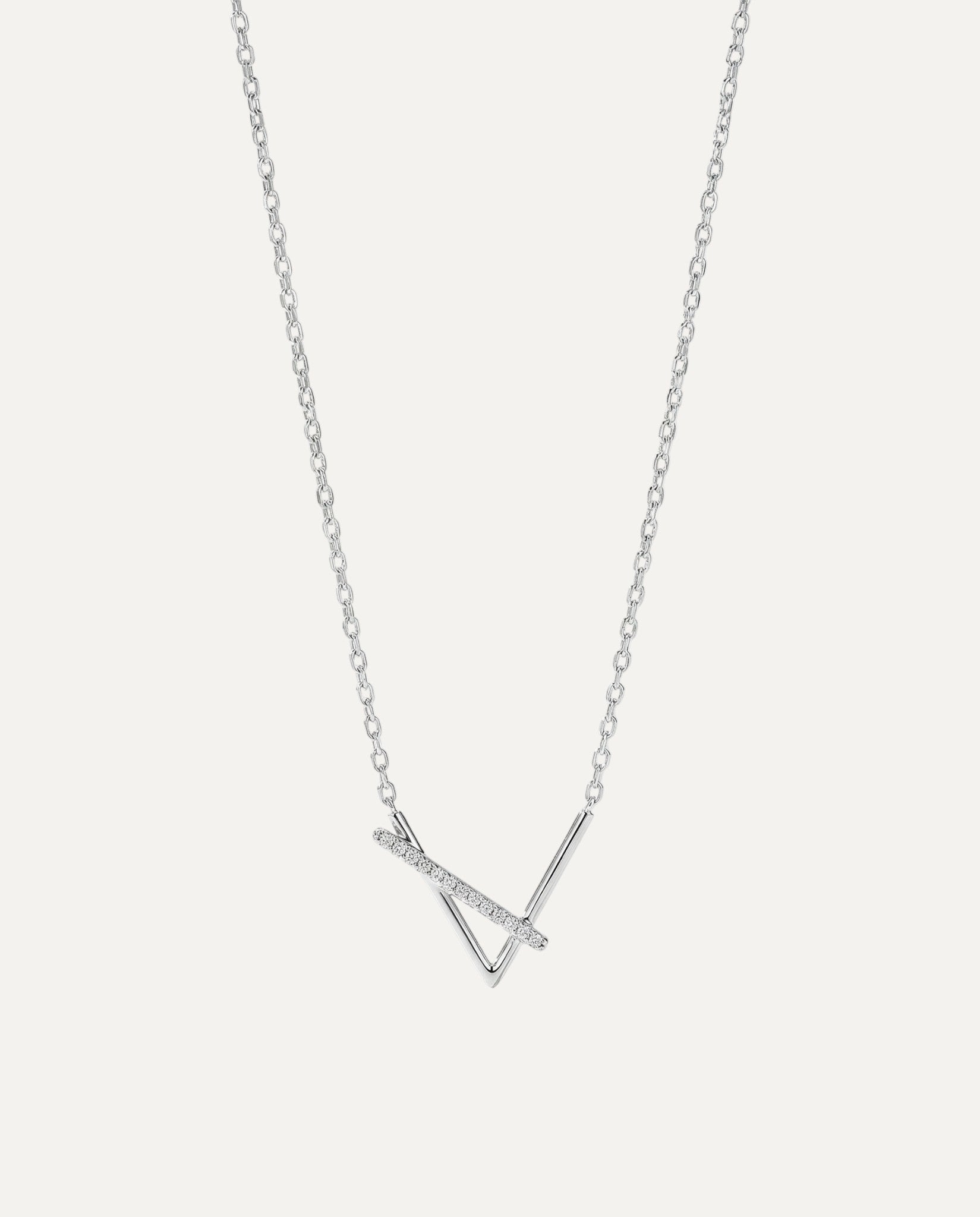 Sparkling Silver Necklace