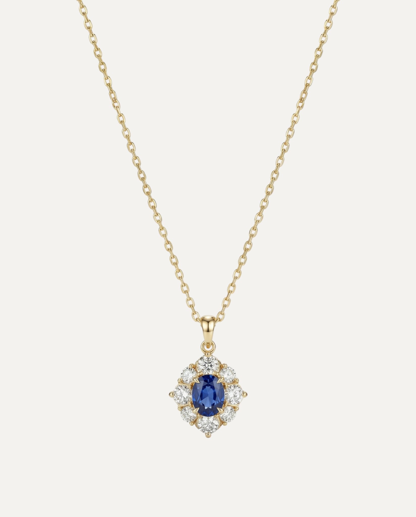 Blue Gold Necklace