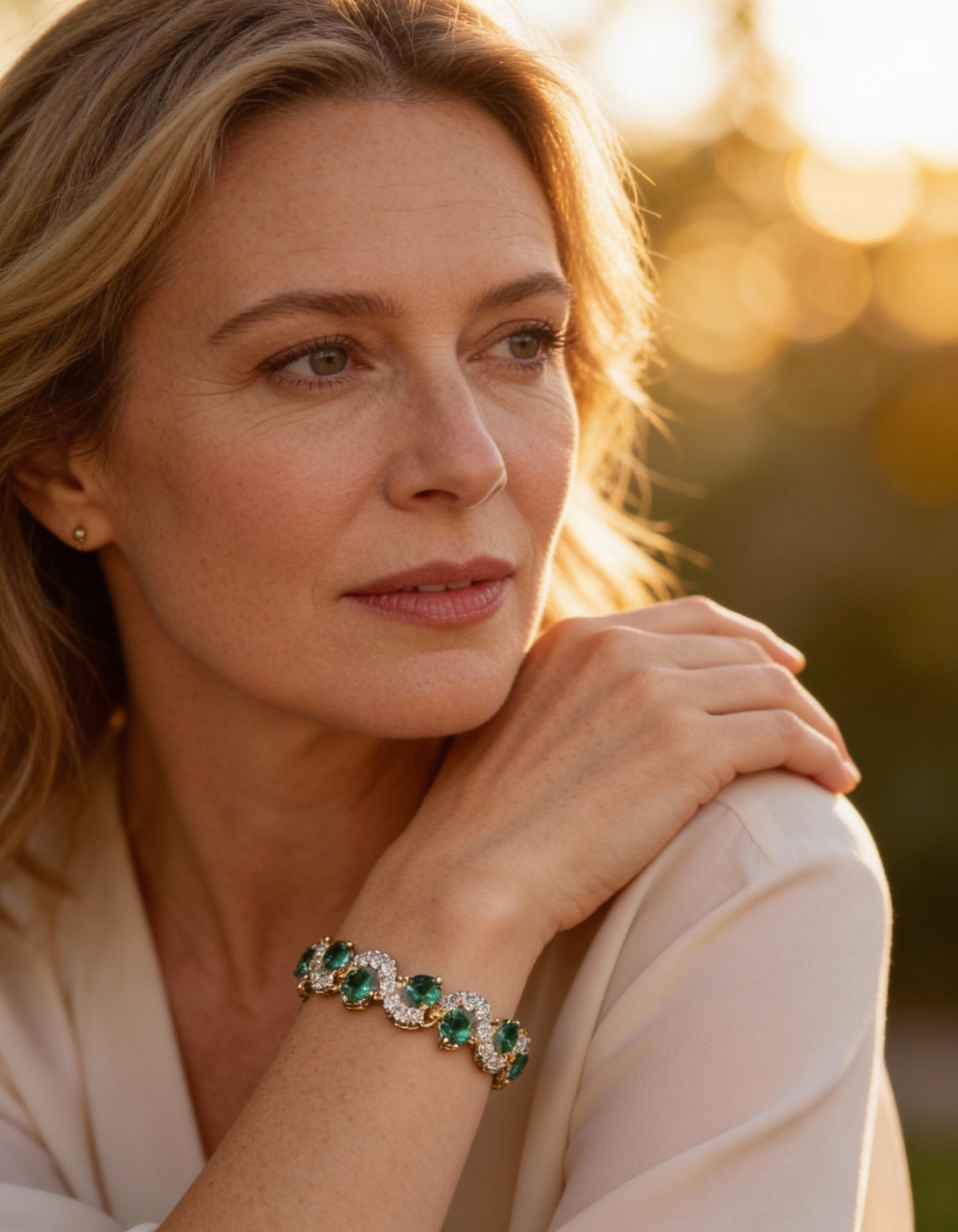 Diana Emerald Bracelet