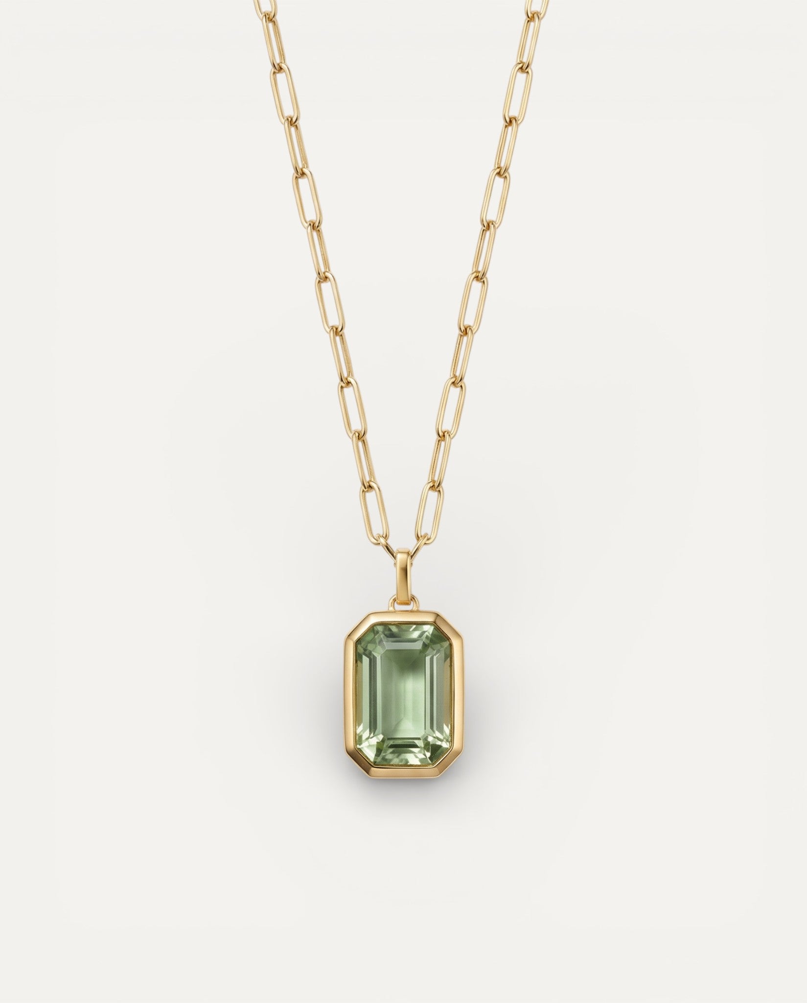 Sophia Emerald Stone Necklace