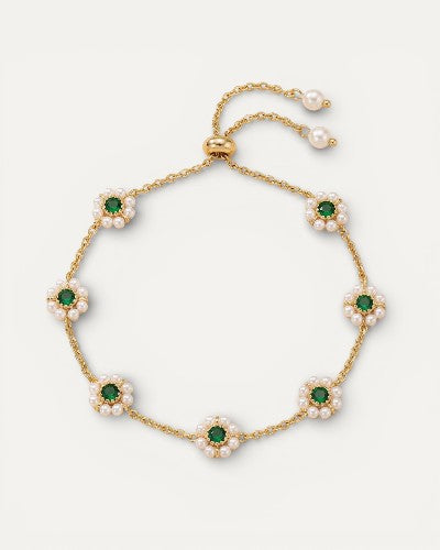 Elegant Green Crystal Bracelet