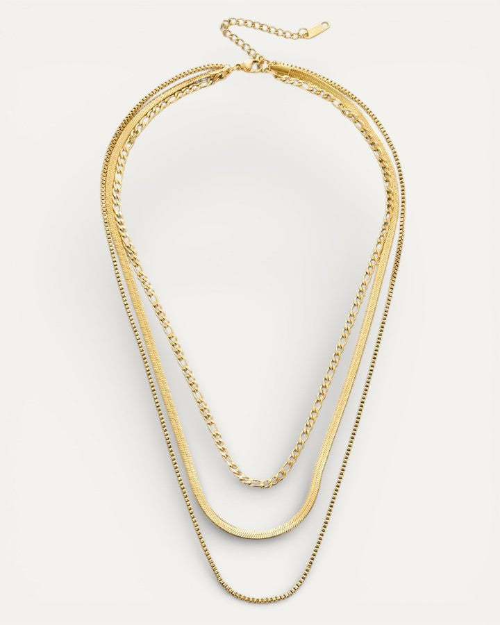 Vienna Layered Chain Necklace