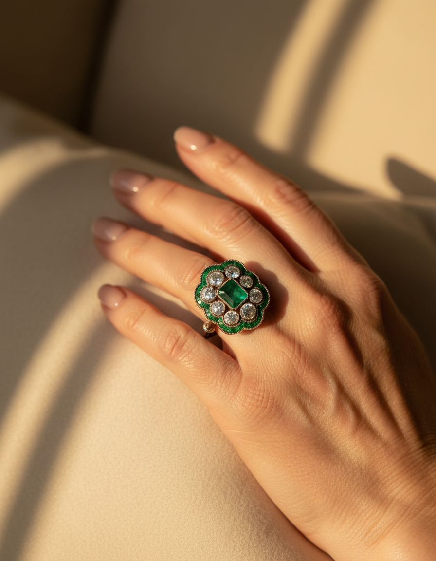 Vintage Emerald Ring