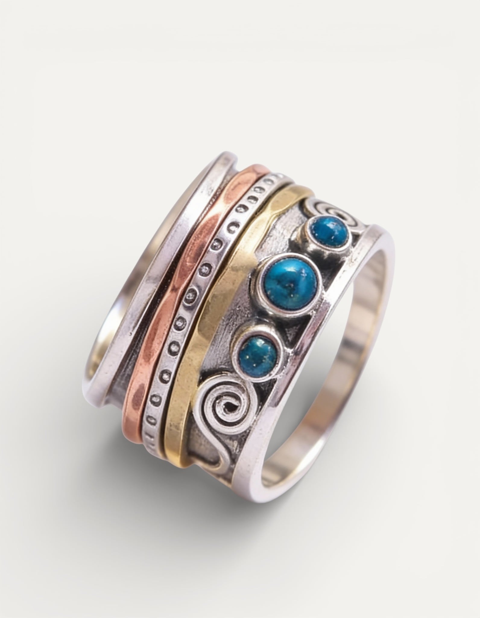 Bohemian Sapphire Meditation Ring