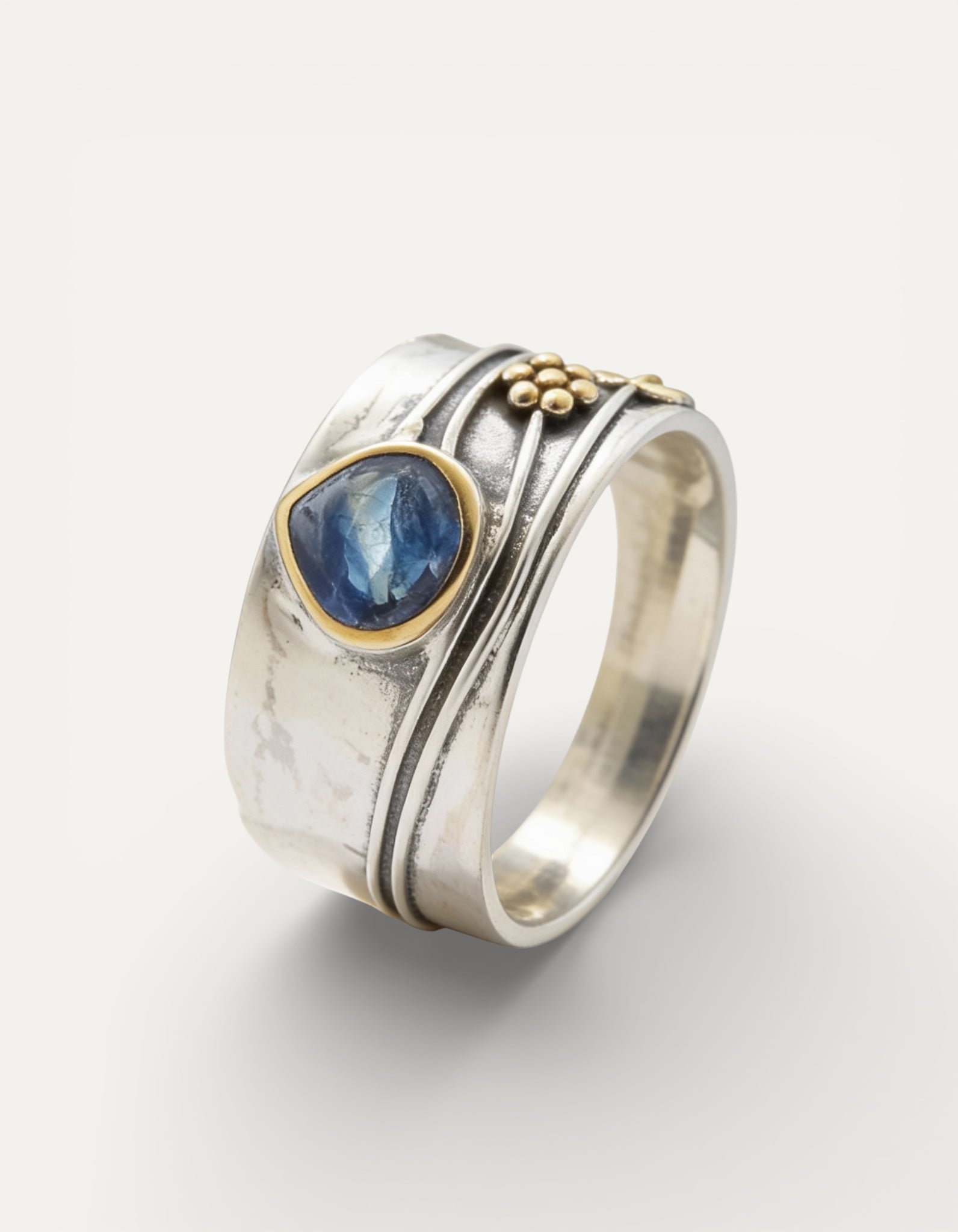 Bohemian Gemstone Meditation Ring
