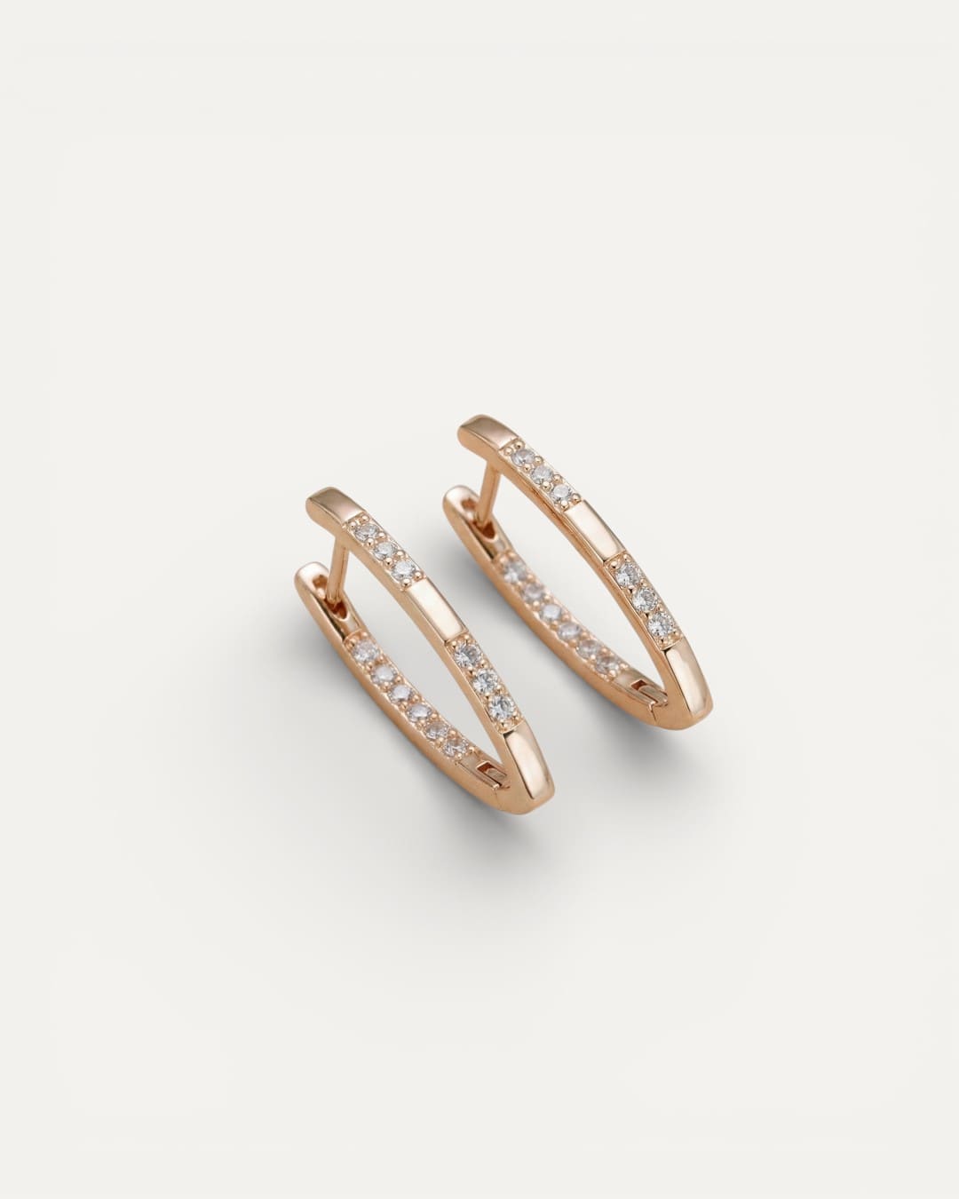 Elegant Gold Cubic Zirconia Earrings