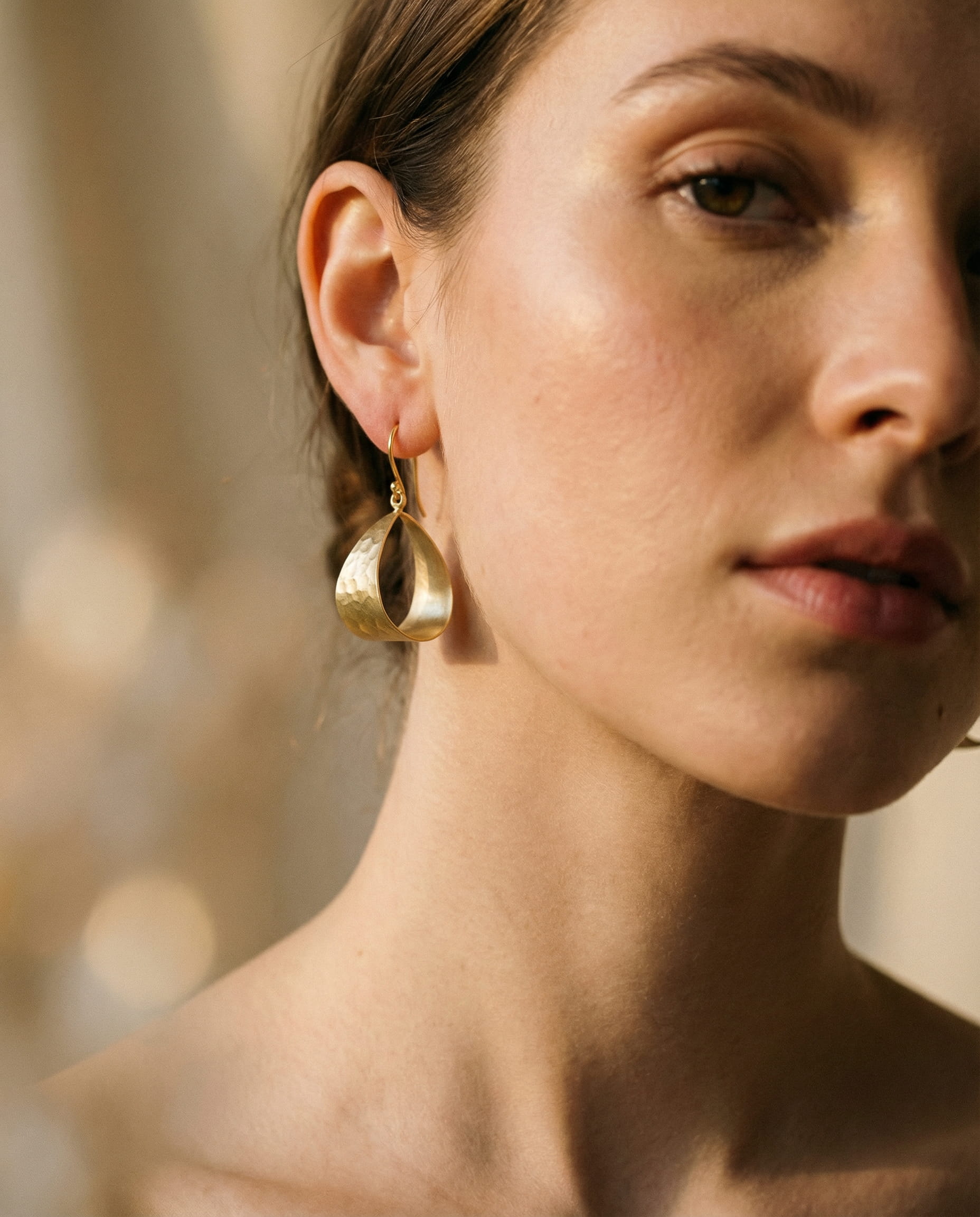 Vintage Gold-Plated Earrings