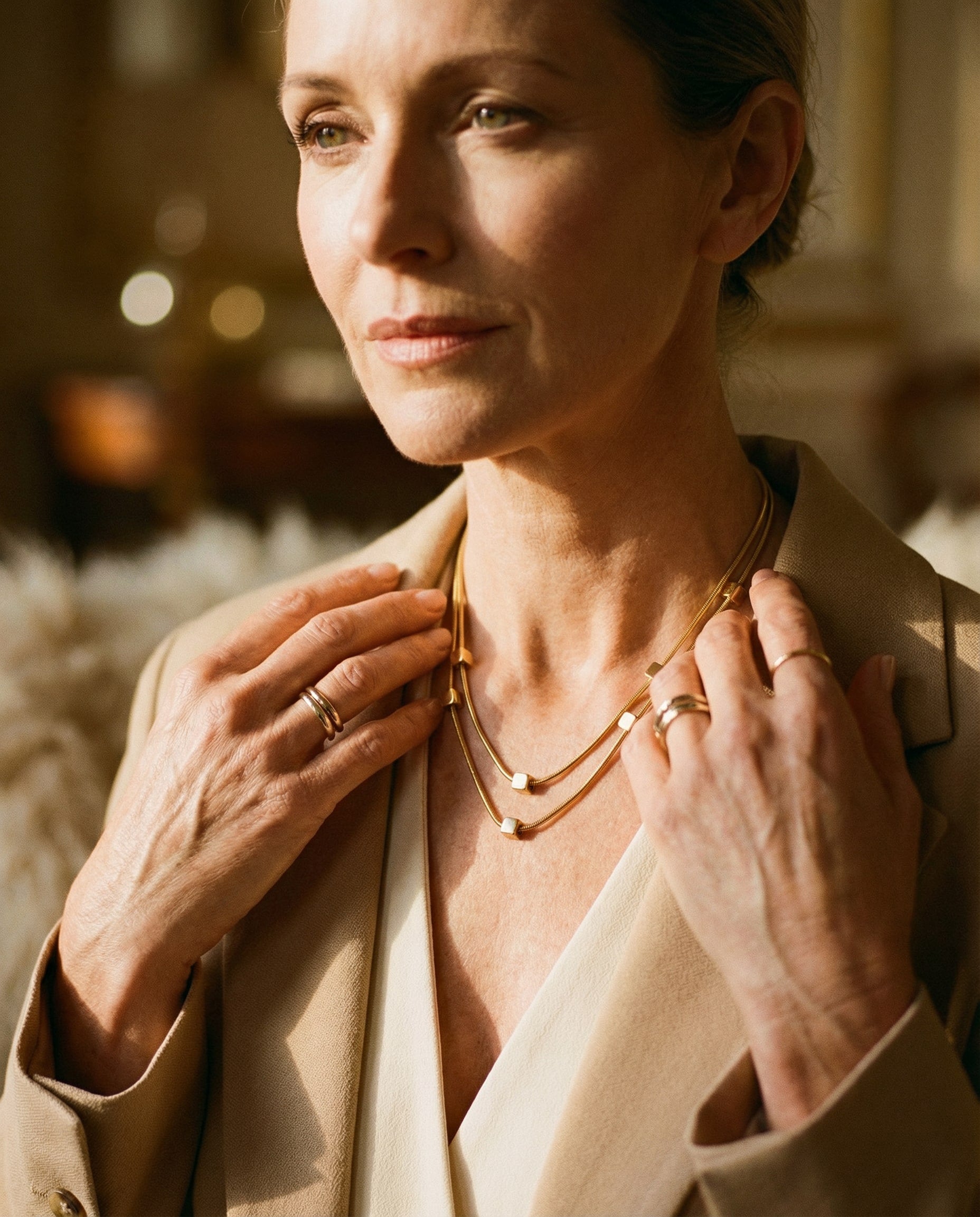 Small Square Necklace