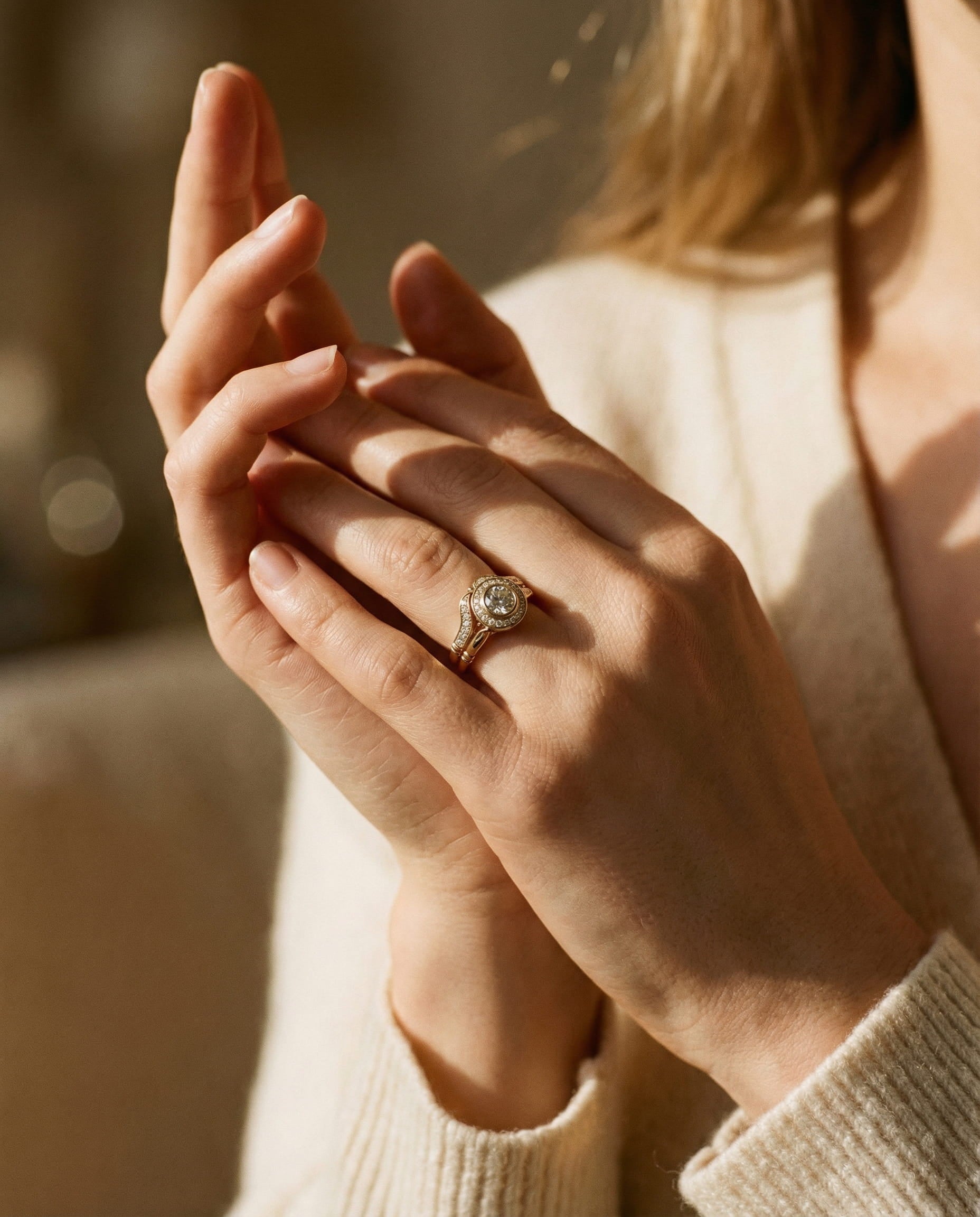 Gold Micro-Inlay Ring