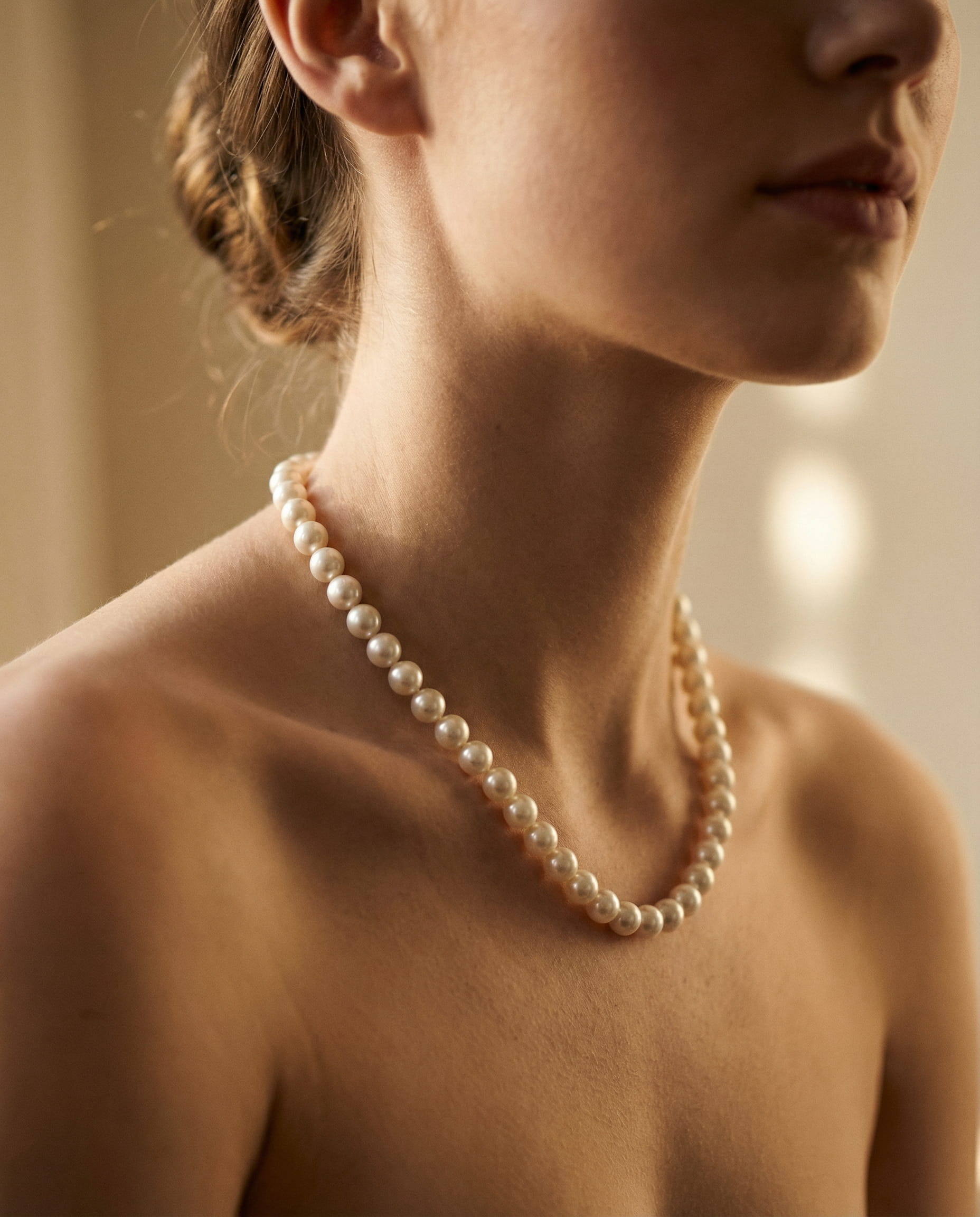 Timeless Vintage Pearl Necklace