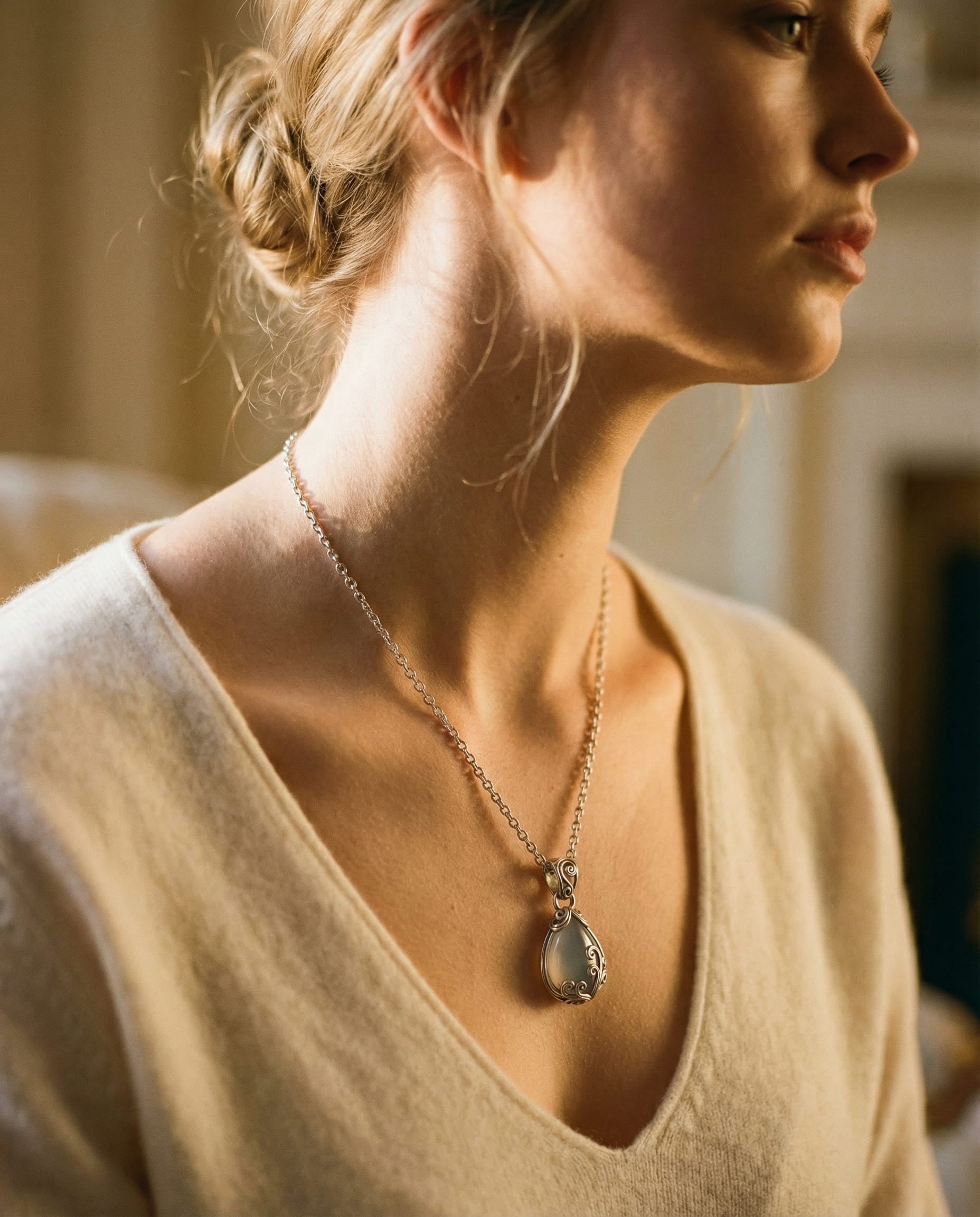 Soraia Moonstone Necklace