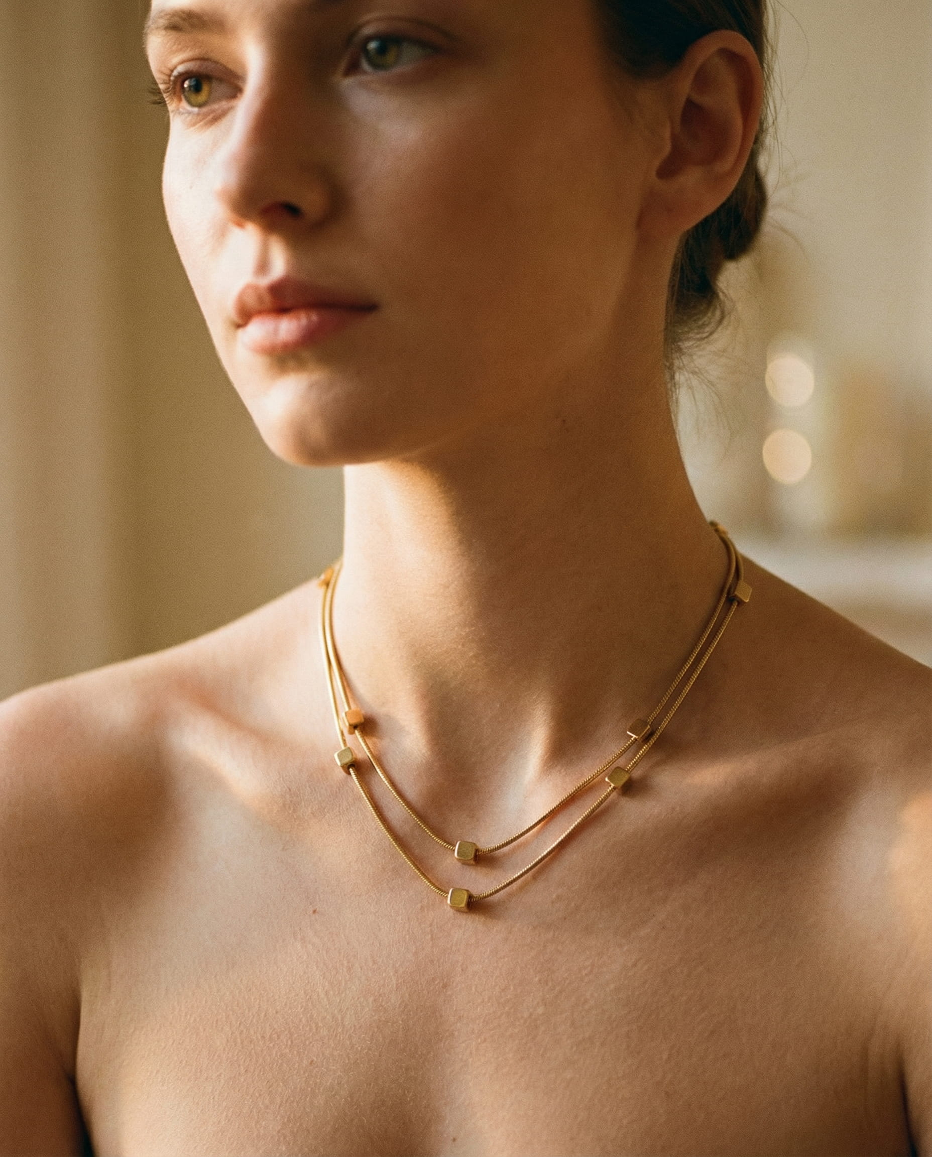 Small Square Necklace