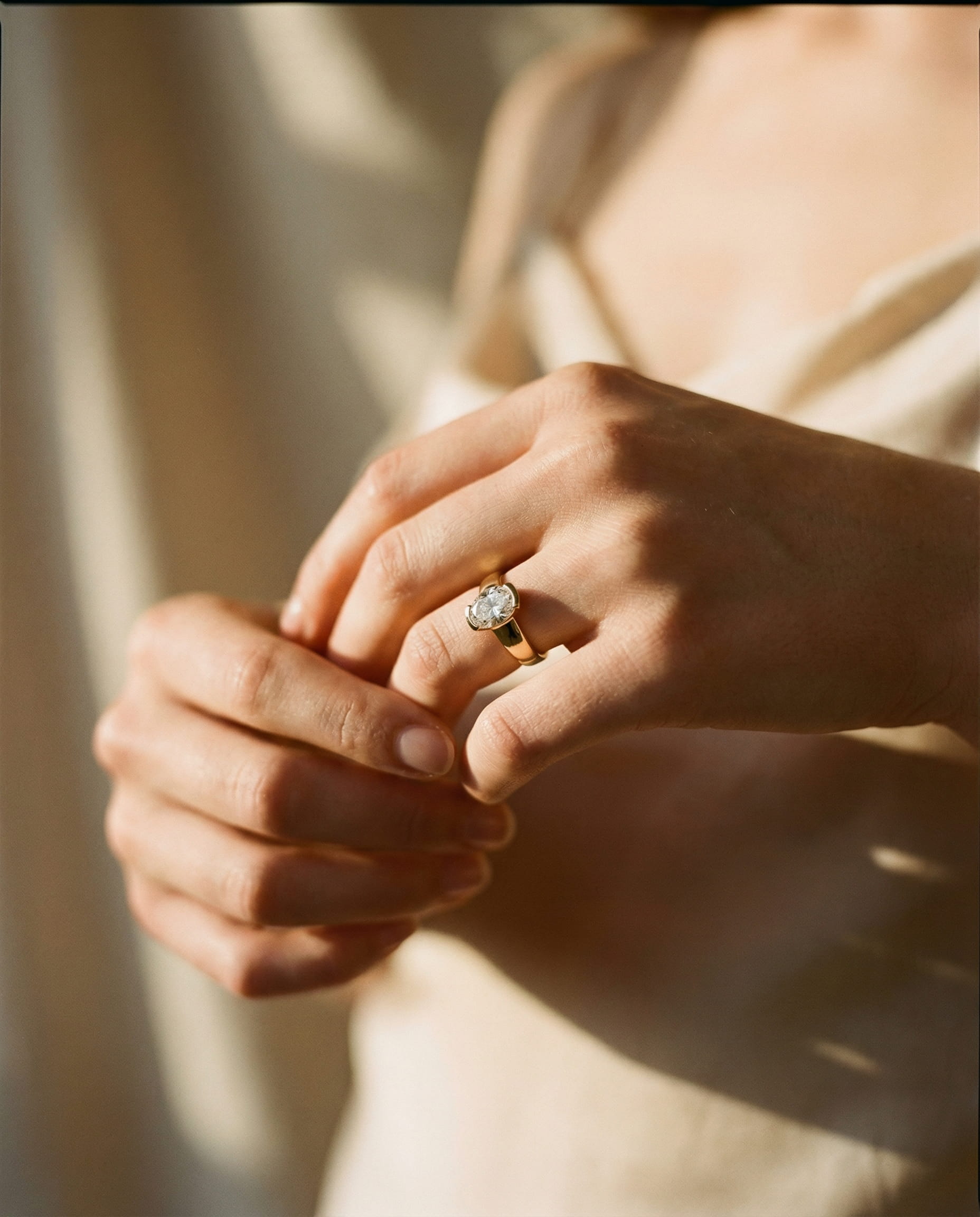 Vintage Gold Cubic Zirconia Ring