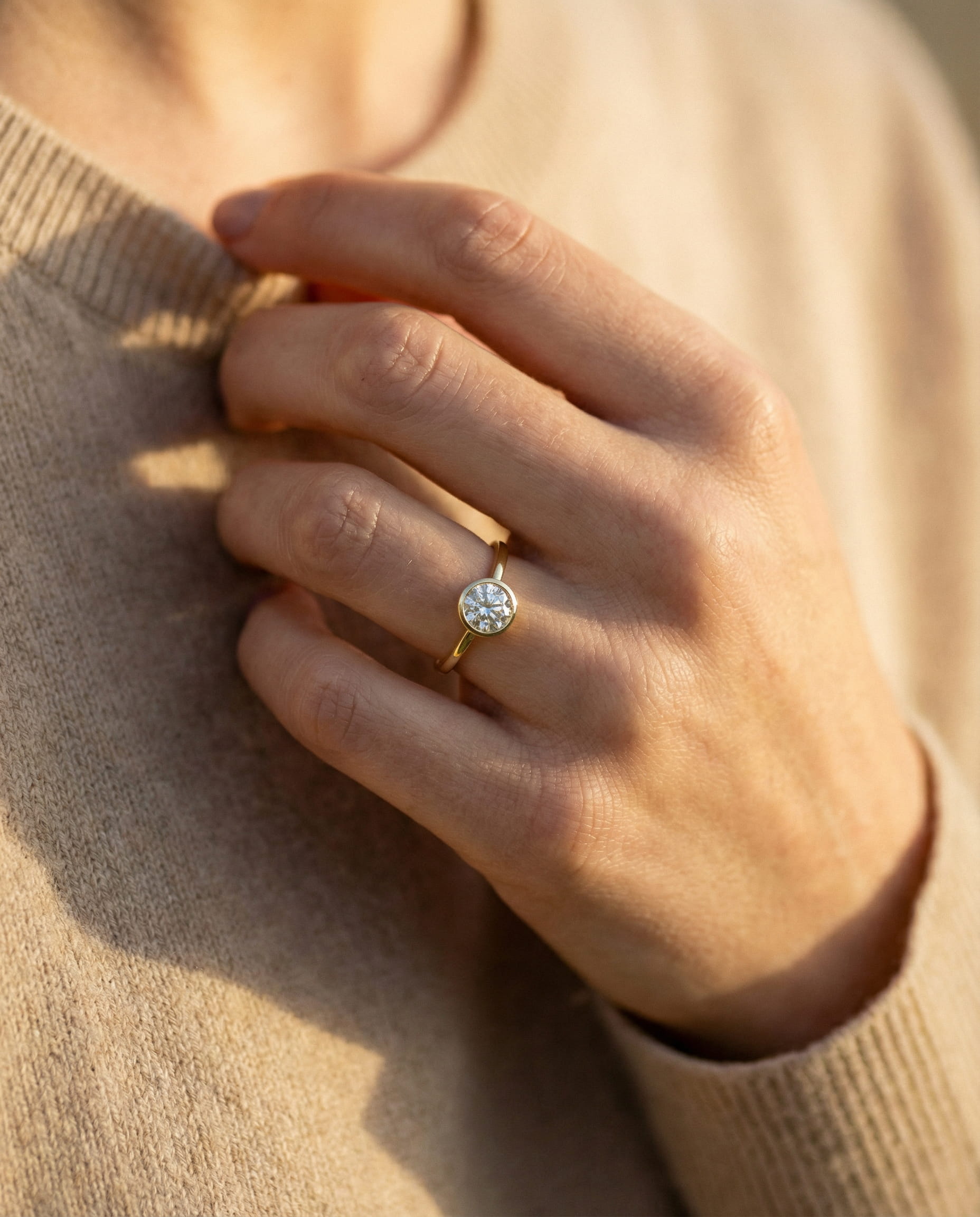 Vintage Sparkling Ring Set